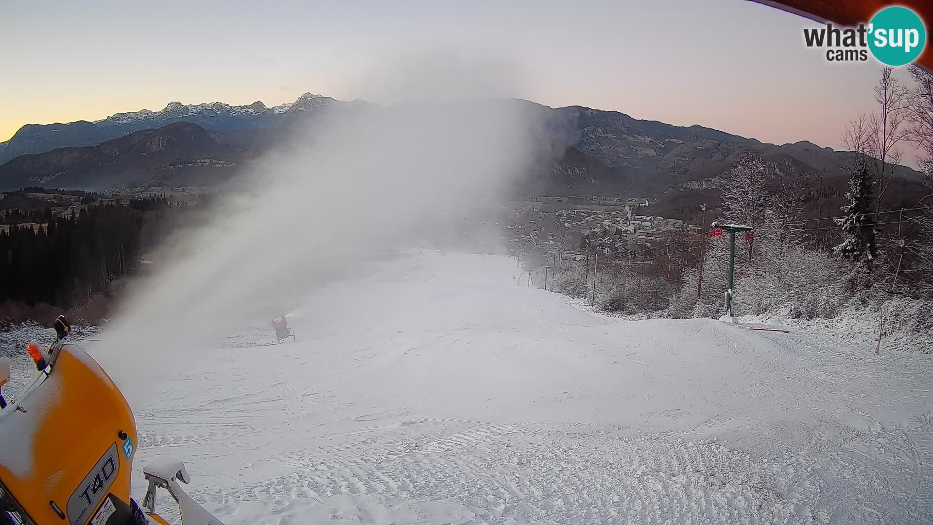 Webcam Bohinjska Bistrica – Live View from Kozji Hrbet Ski Station