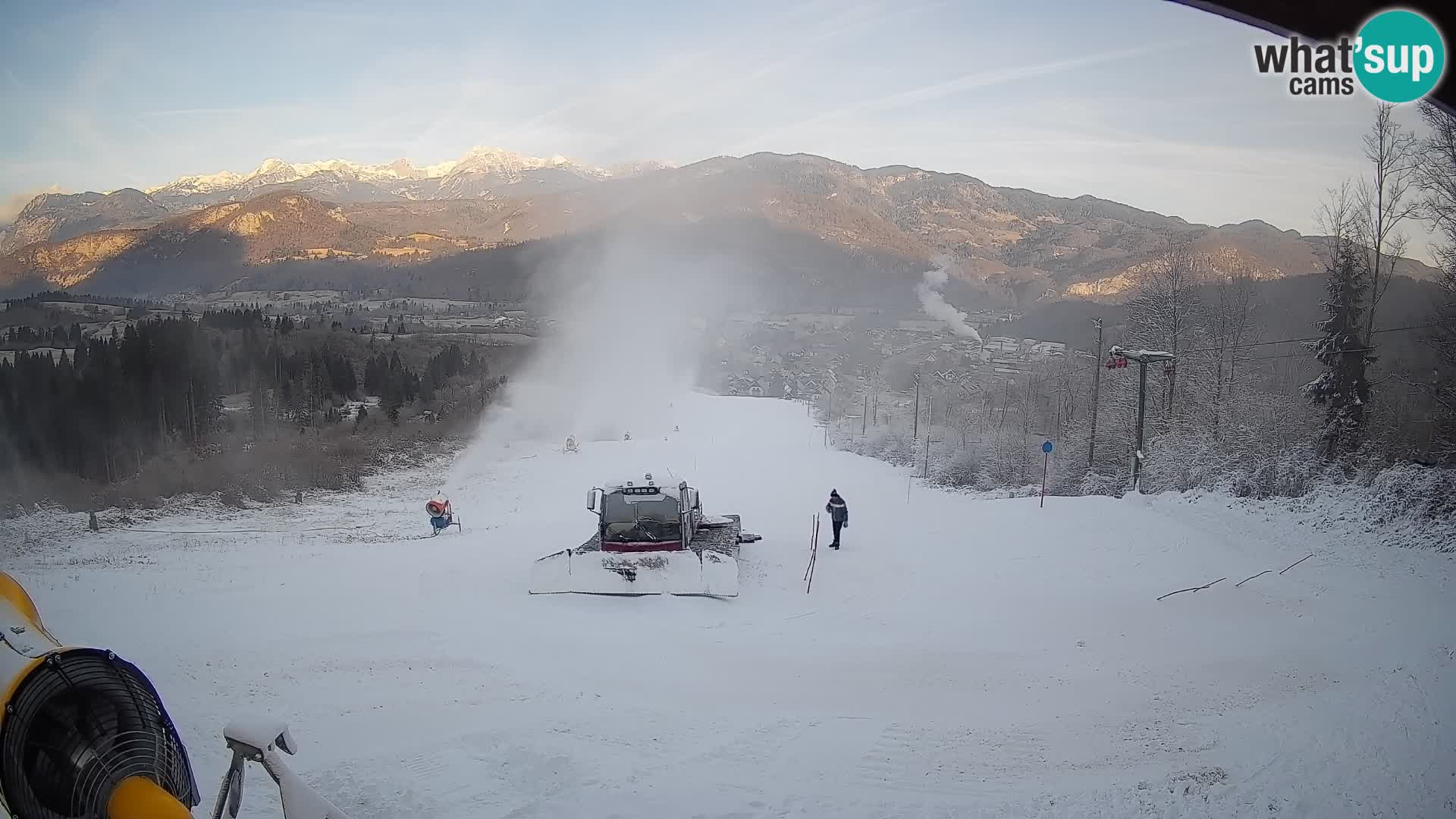 Webcam Bohinjska Bistrica – Live View from Kozji Hrbet Ski Station