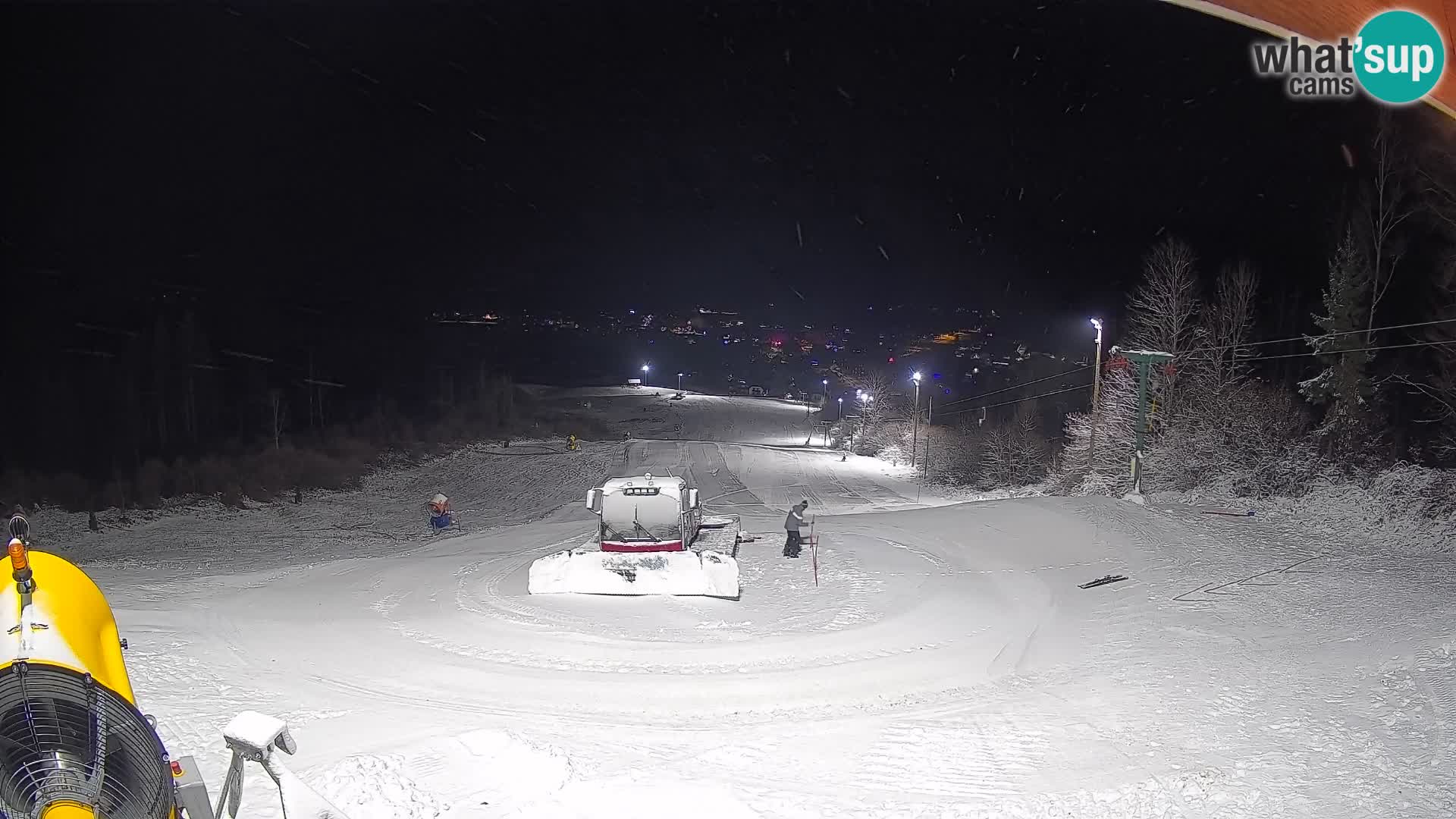 Spletna kamera Bohinjska Bistrica – Pogled v živo s smučišča Kozji Hrbet