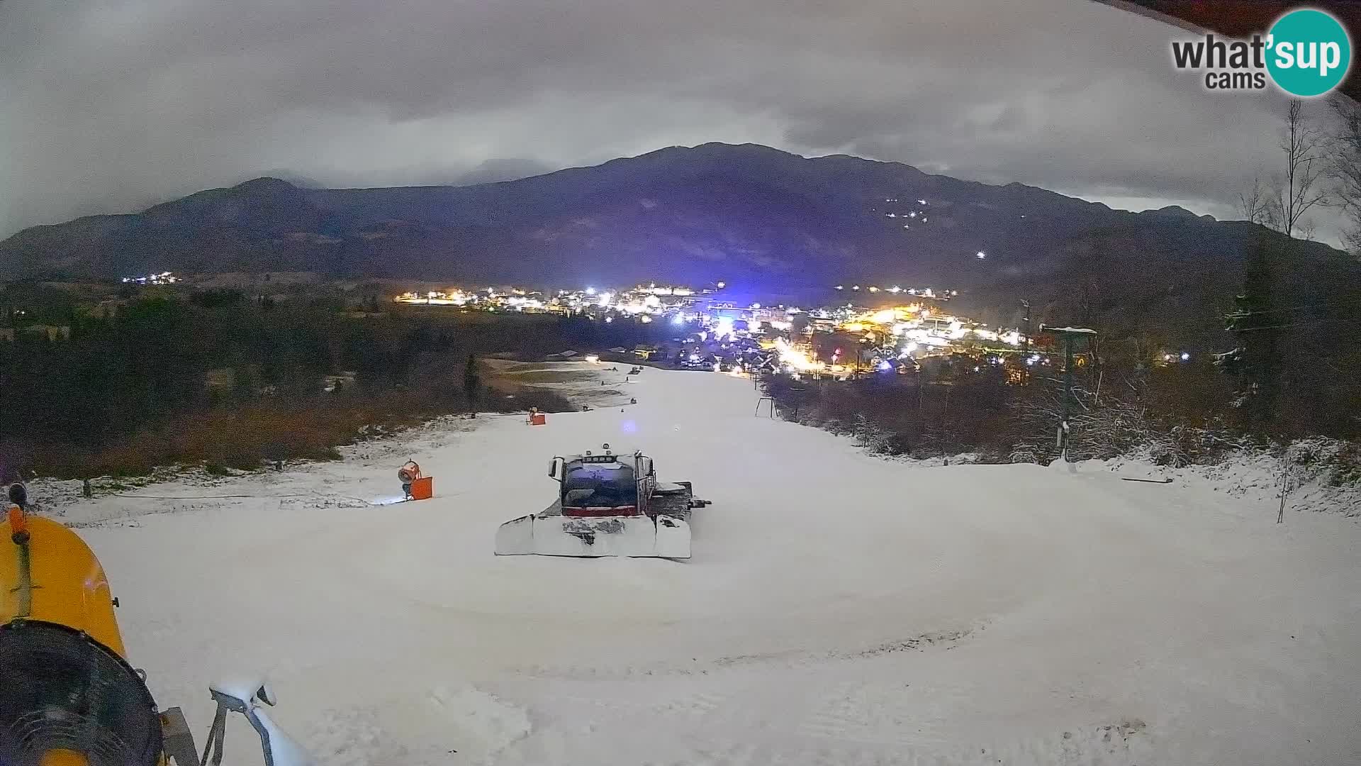 Spletna kamera Bohinjska Bistrica – Pogled v živo s smučišča Kozji Hrbet
