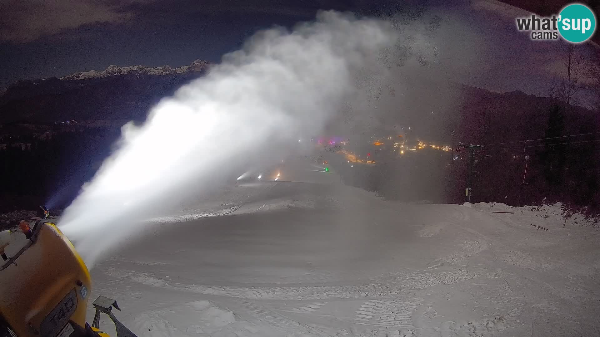 Kamera uživo Bohinjska Bistrica – Pogled u stvarnom vremenu sa skijališta Kozji Hrbet