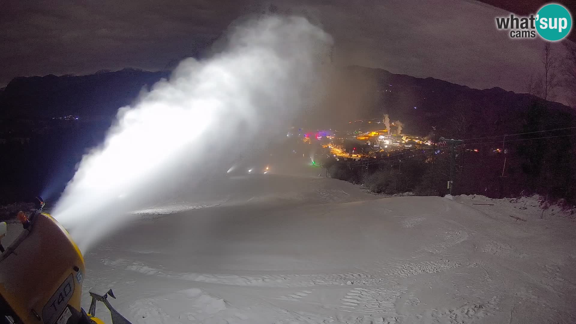 Kamera uživo Bohinjska Bistrica – Pogled u stvarnom vremenu sa skijališta Kozji Hrbet