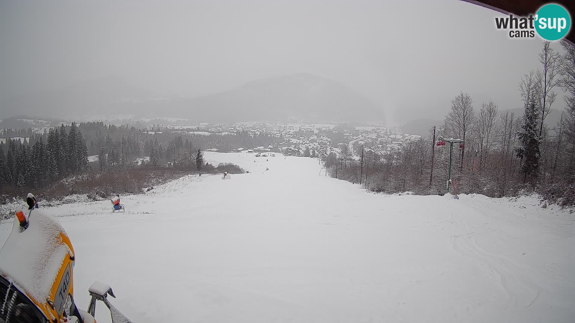 Webcam Bohinjska Bistrica – Vista live dalla stazione sciistica Kozji Hrbet
