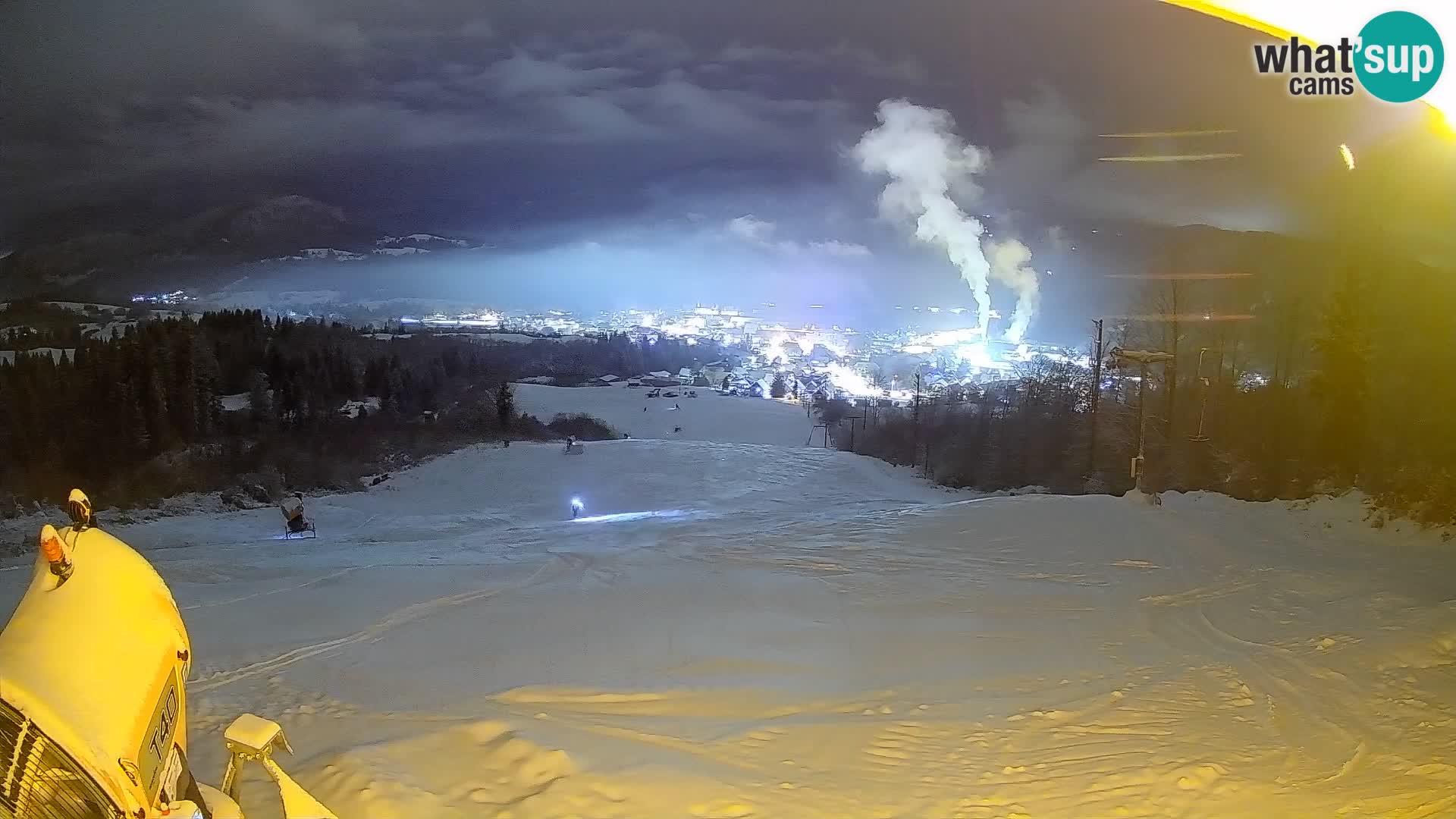 Kamera uživo Bohinjska Bistrica – Pogled u stvarnom vremenu sa skijališta Kozji Hrbet