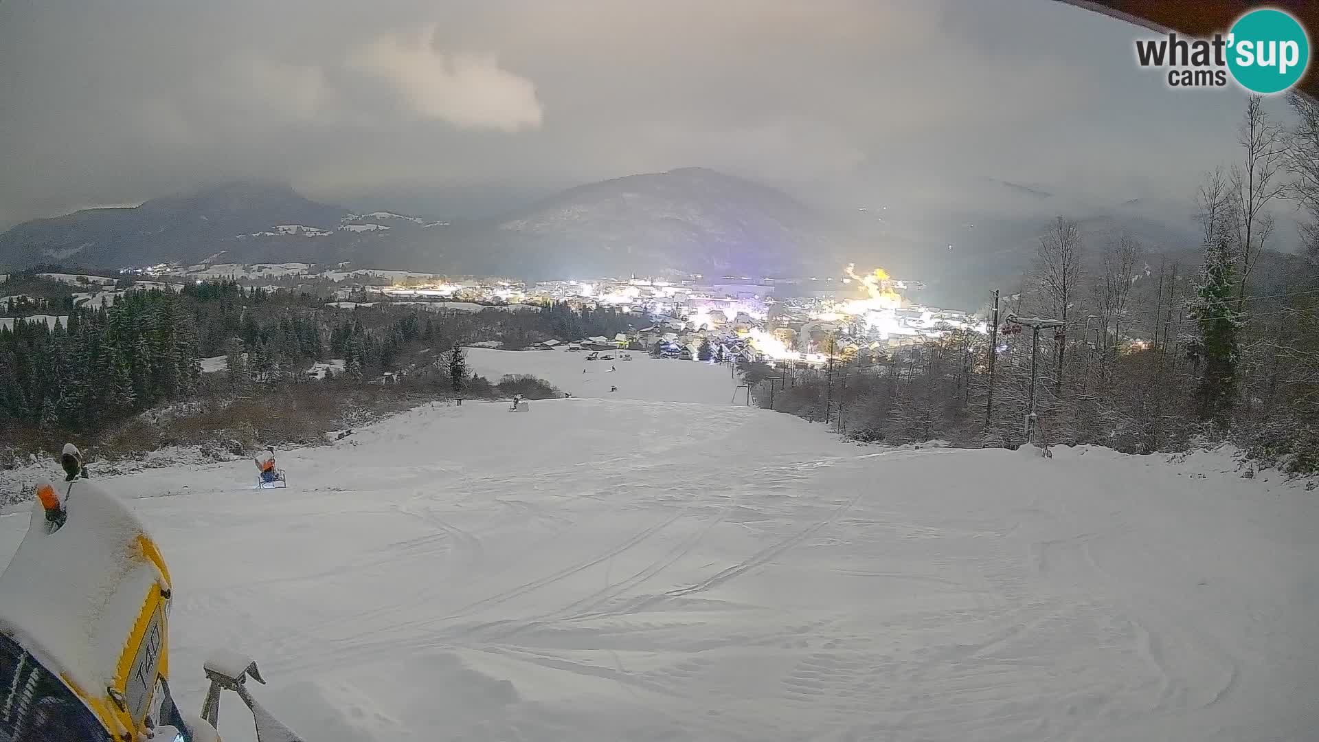 Webcam Bohinjska Bistrica – Vista live dalla stazione sciistica Kozji Hrbet