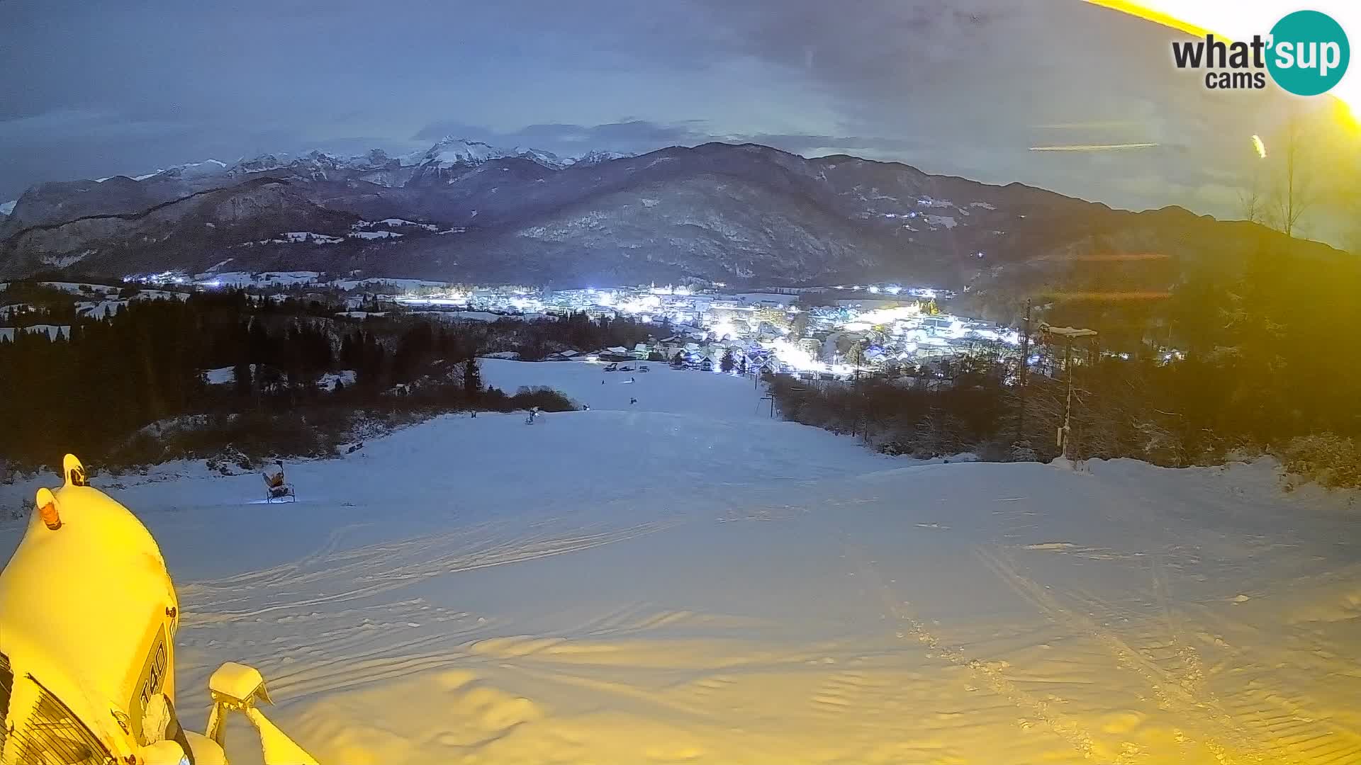Webcam Bohinjska Bistrica – Vista live dalla stazione sciistica Kozji Hrbet