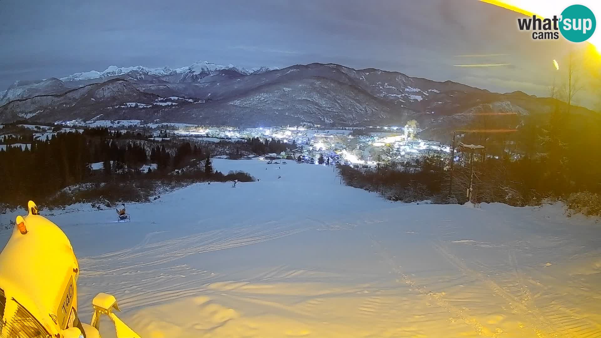 Kamera uživo Bohinjska Bistrica – Pogled u stvarnom vremenu sa skijališta Kozji Hrbet
