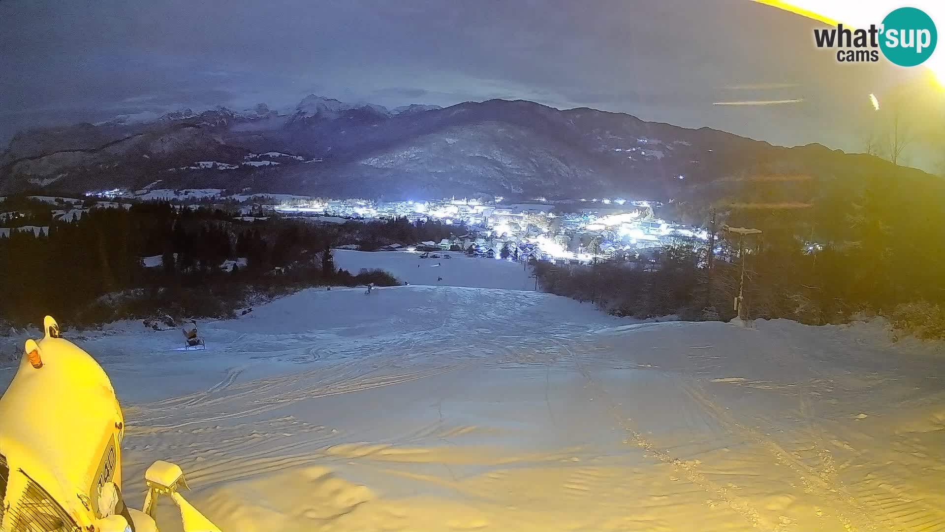 Spletna kamera Bohinjska Bistrica – Pogled v živo s smučišča Kozji Hrbet