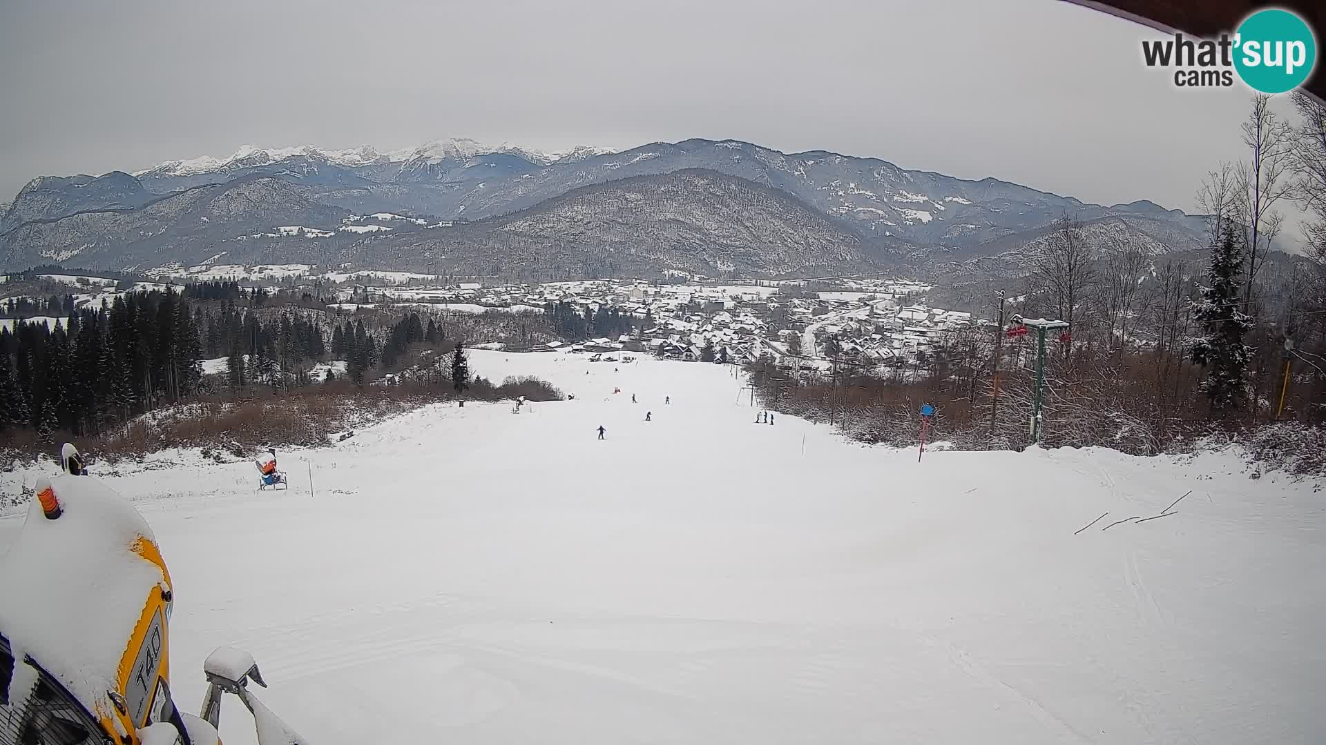Spletna kamera Bohinjska Bistrica – Pogled v živo s smučišča Kozji Hrbet