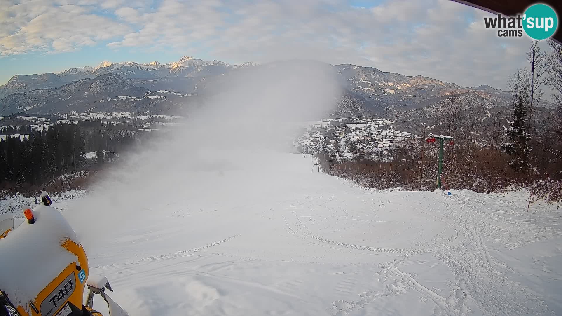 Webcam Bohinjska Bistrica – Vista live dalla stazione sciistica Kozji Hrbet