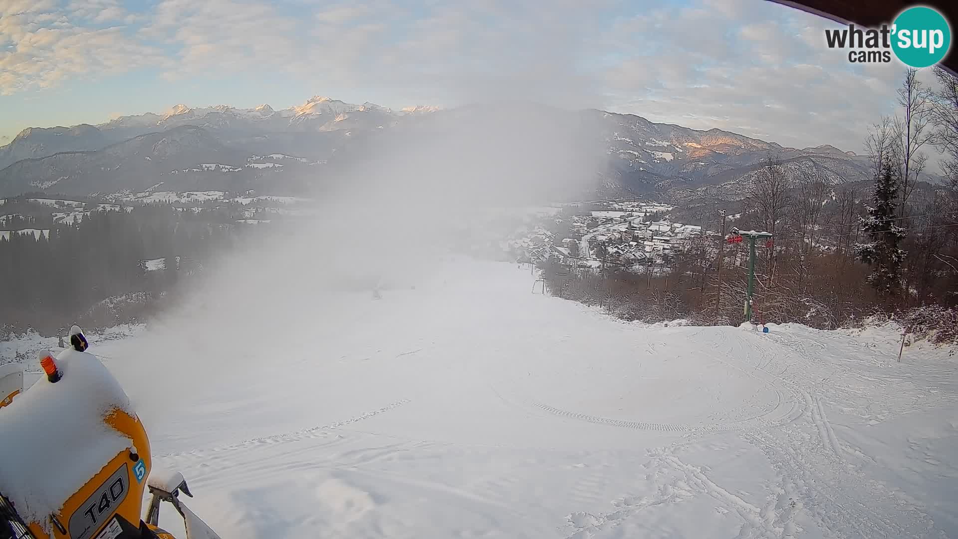 Webcam Bohinjska Bistrica – Live View from Kozji Hrbet Ski Station