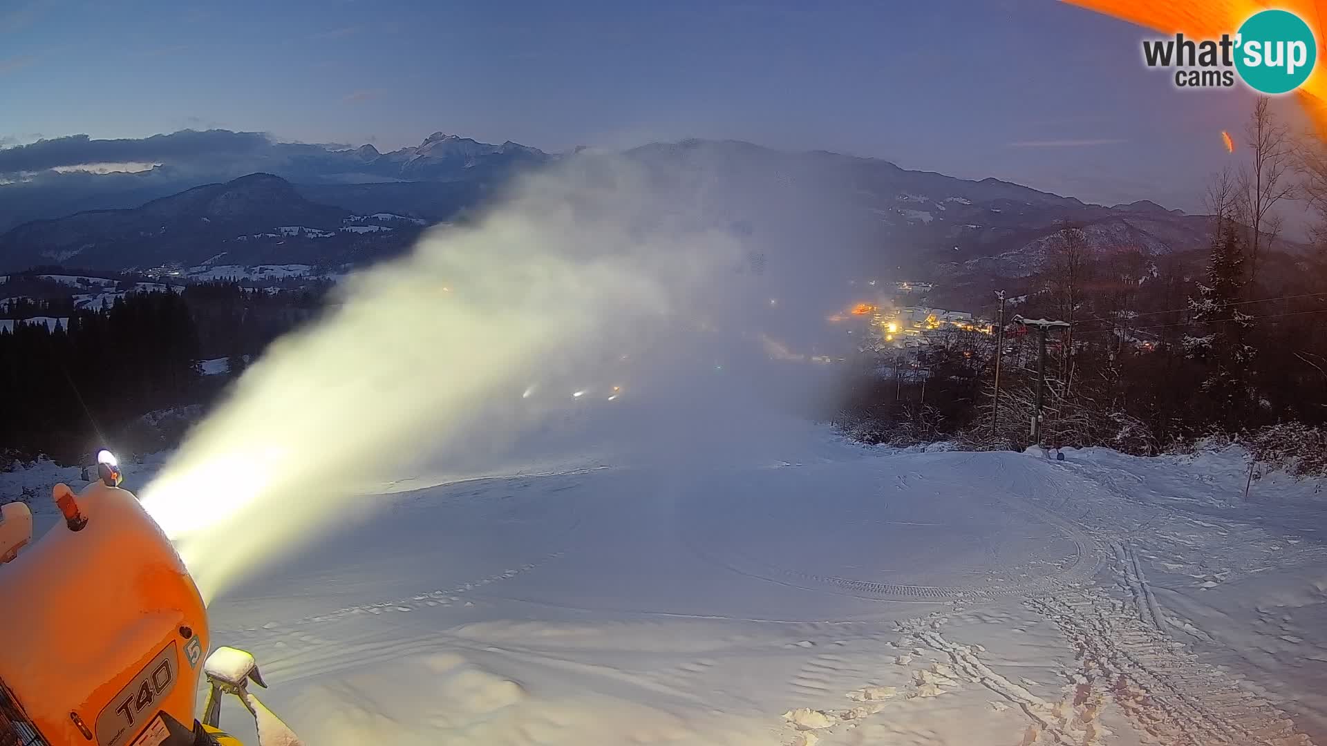 Webcam Bohinjska Bistrica – Vista live dalla stazione sciistica Kozji Hrbet