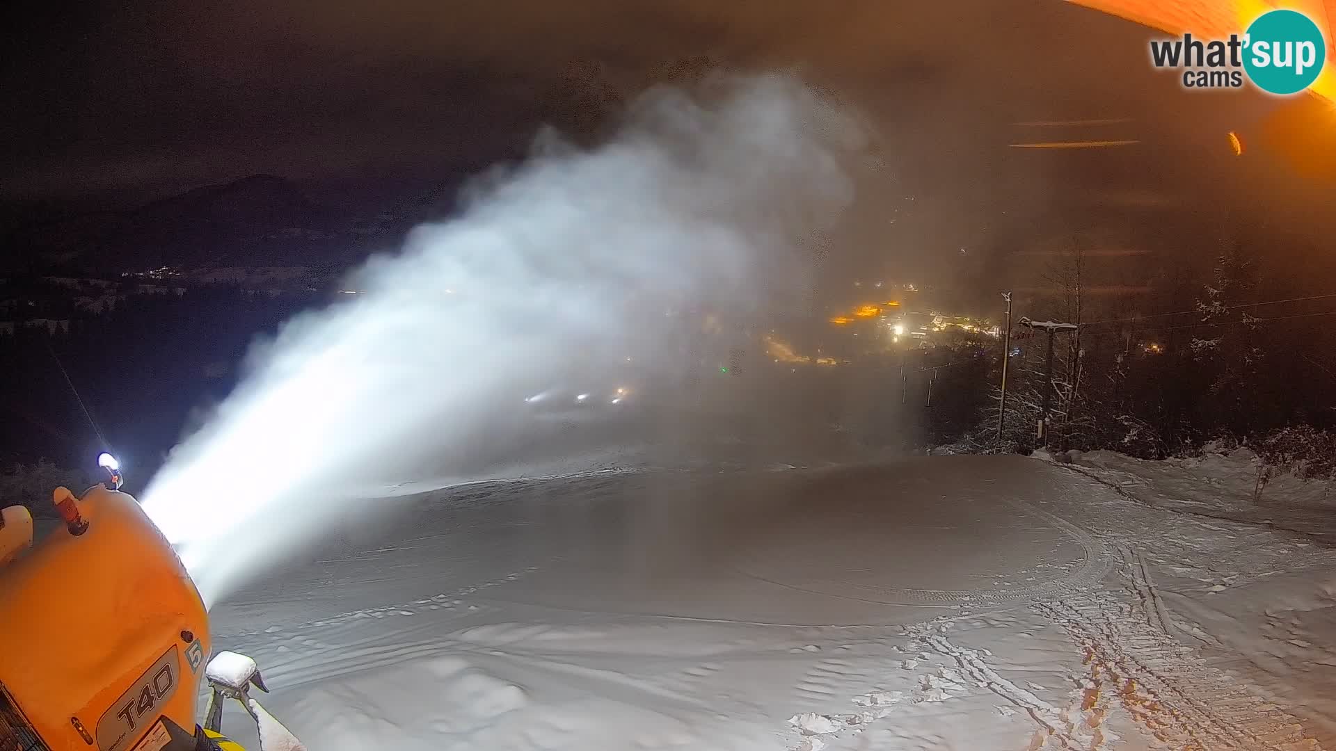 Kamera uživo Bohinjska Bistrica – Pogled u stvarnom vremenu sa skijališta Kozji Hrbet