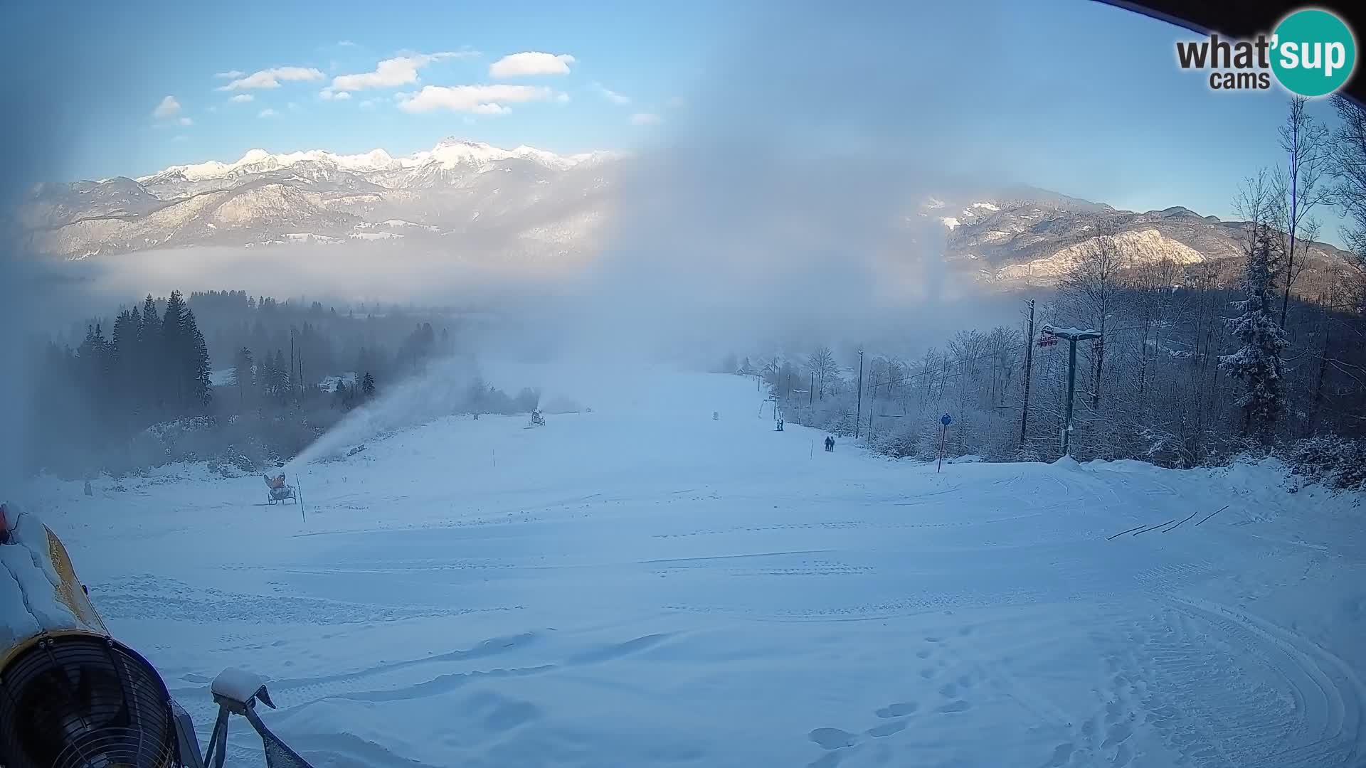 Webcam Bohinjska Bistrica – Live View from Kozji Hrbet Ski Station