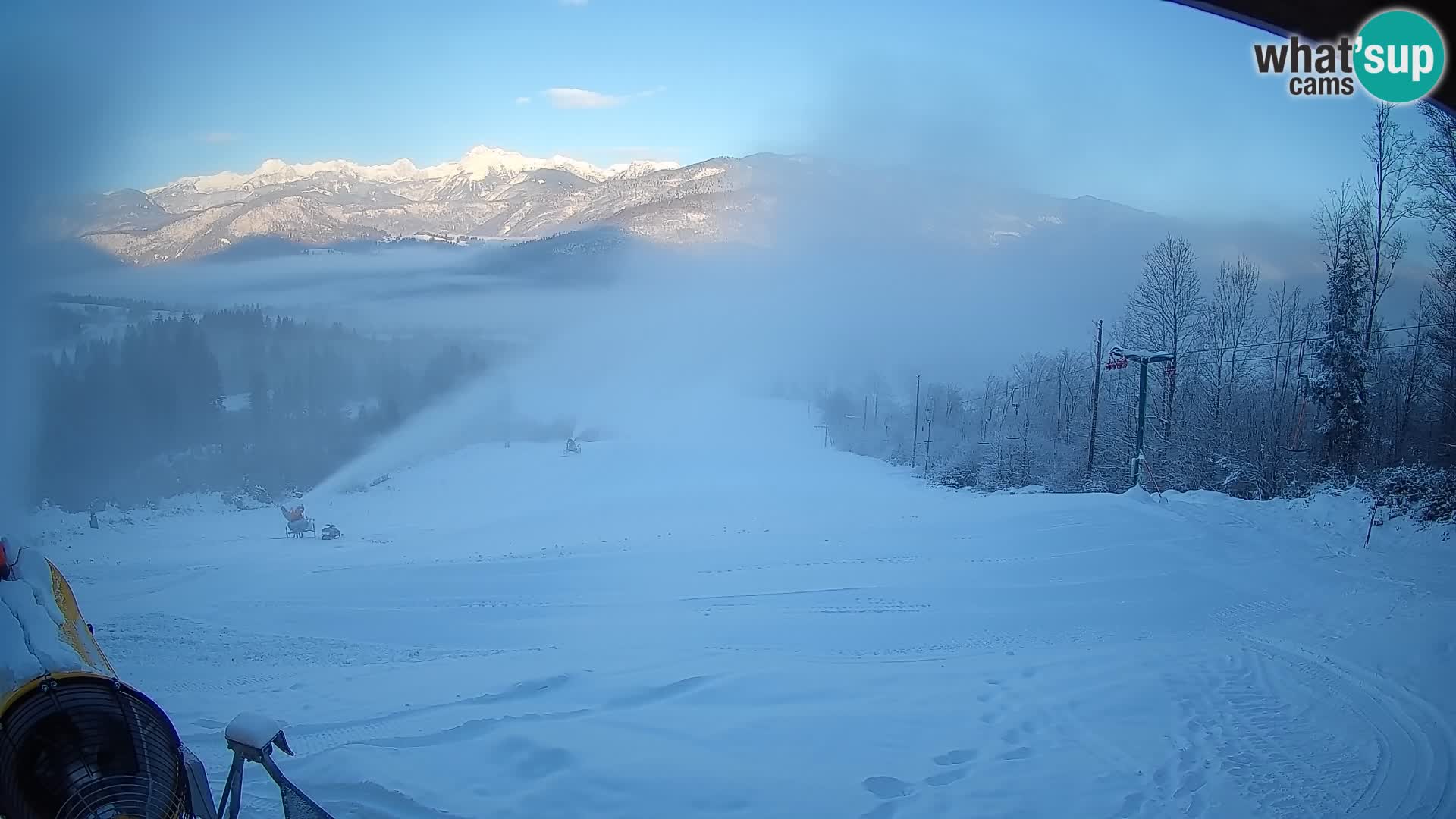 Webcam Bohinjska Bistrica – Vista live dalla stazione sciistica Kozji Hrbet