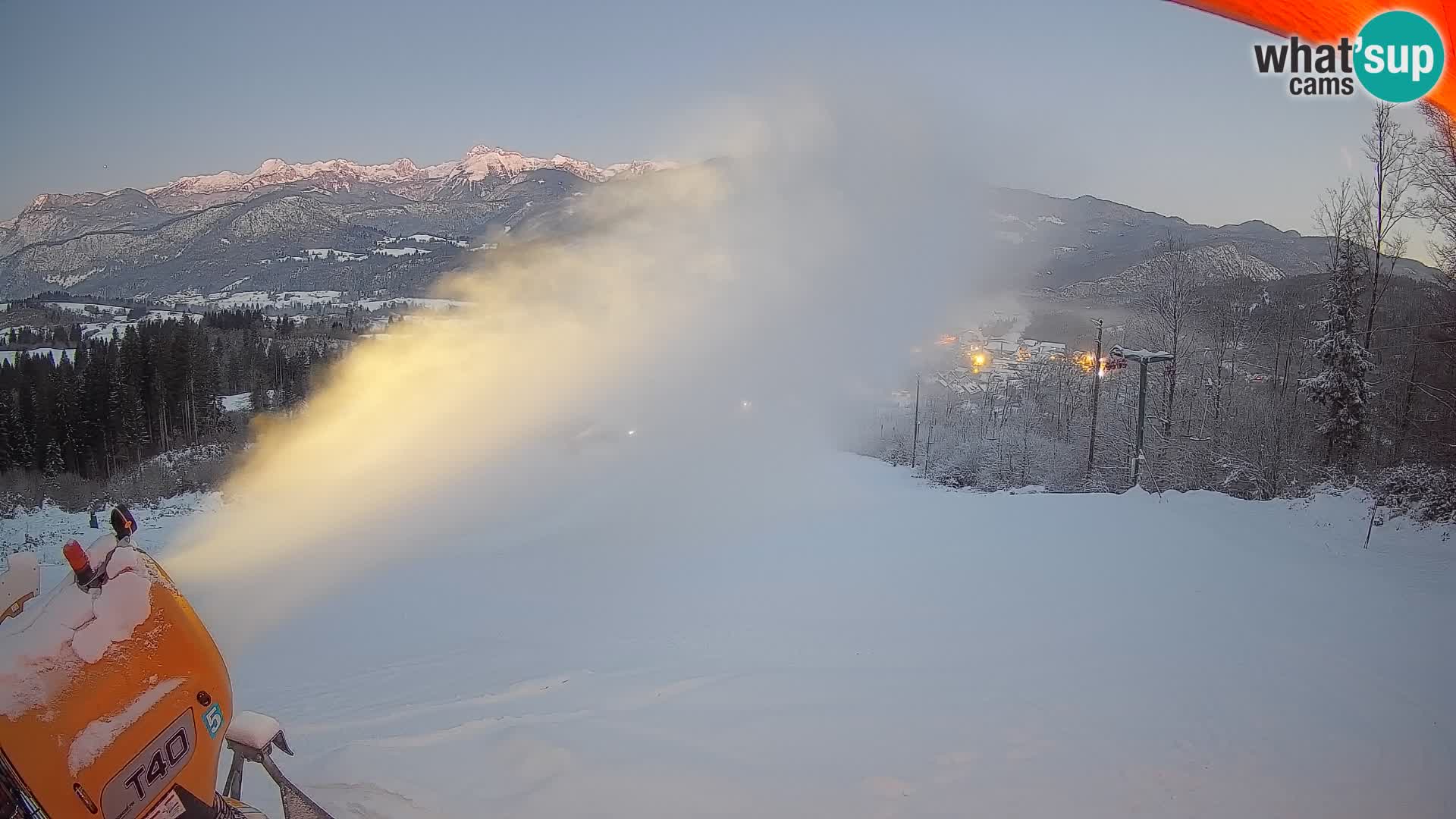 Webcam Bohinjska Bistrica – Live View from Kozji Hrbet Ski Station