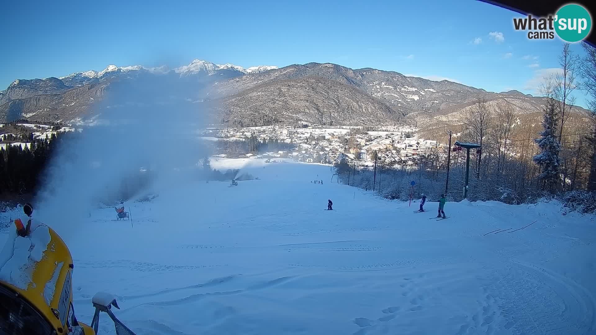Spletna kamera Bohinjska Bistrica – Pogled v živo s smučišča Kozji Hrbet