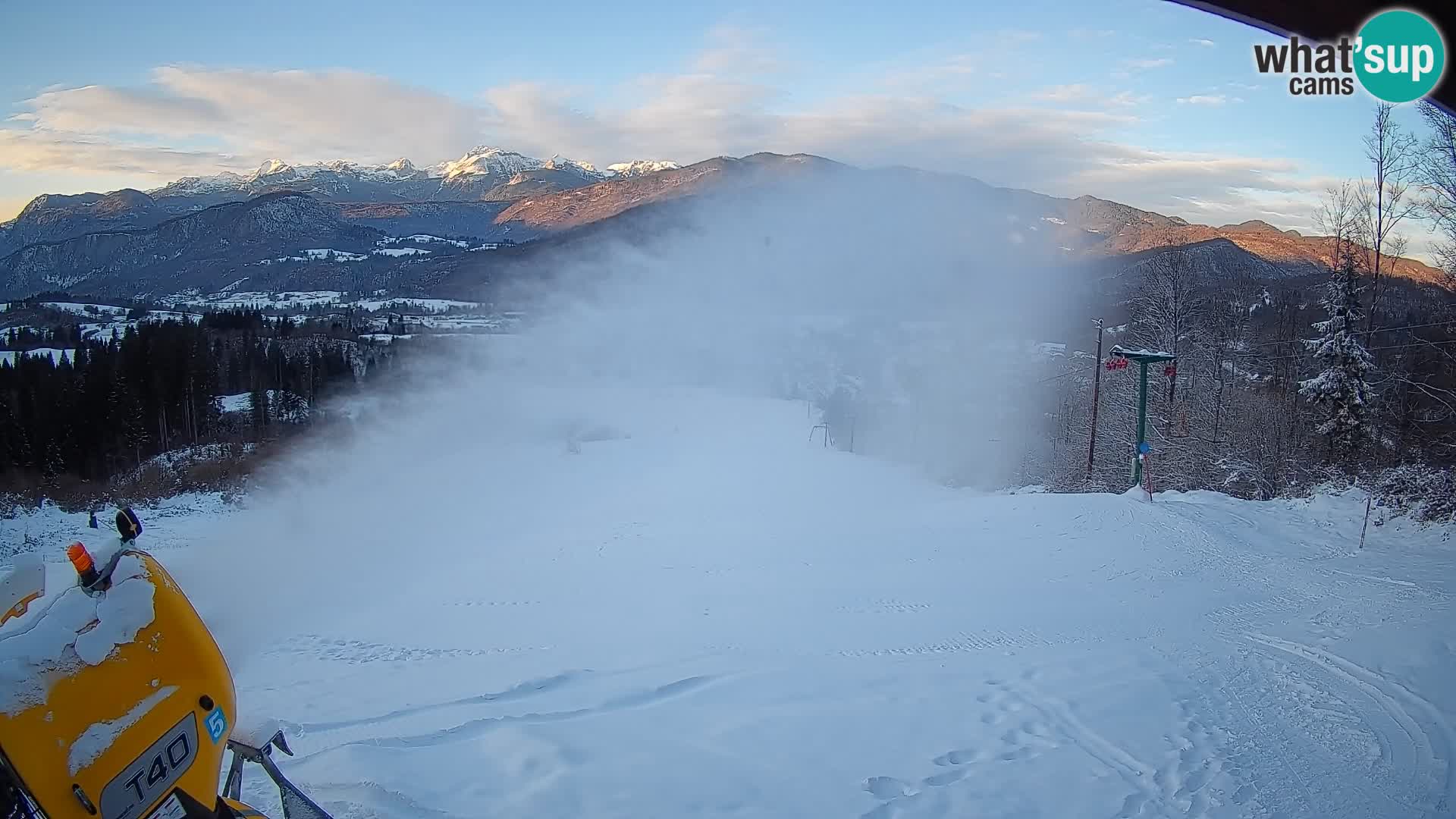 Webcam Bohinjska Bistrica – Vue en direct depuis la station de ski Kozji Hrbet