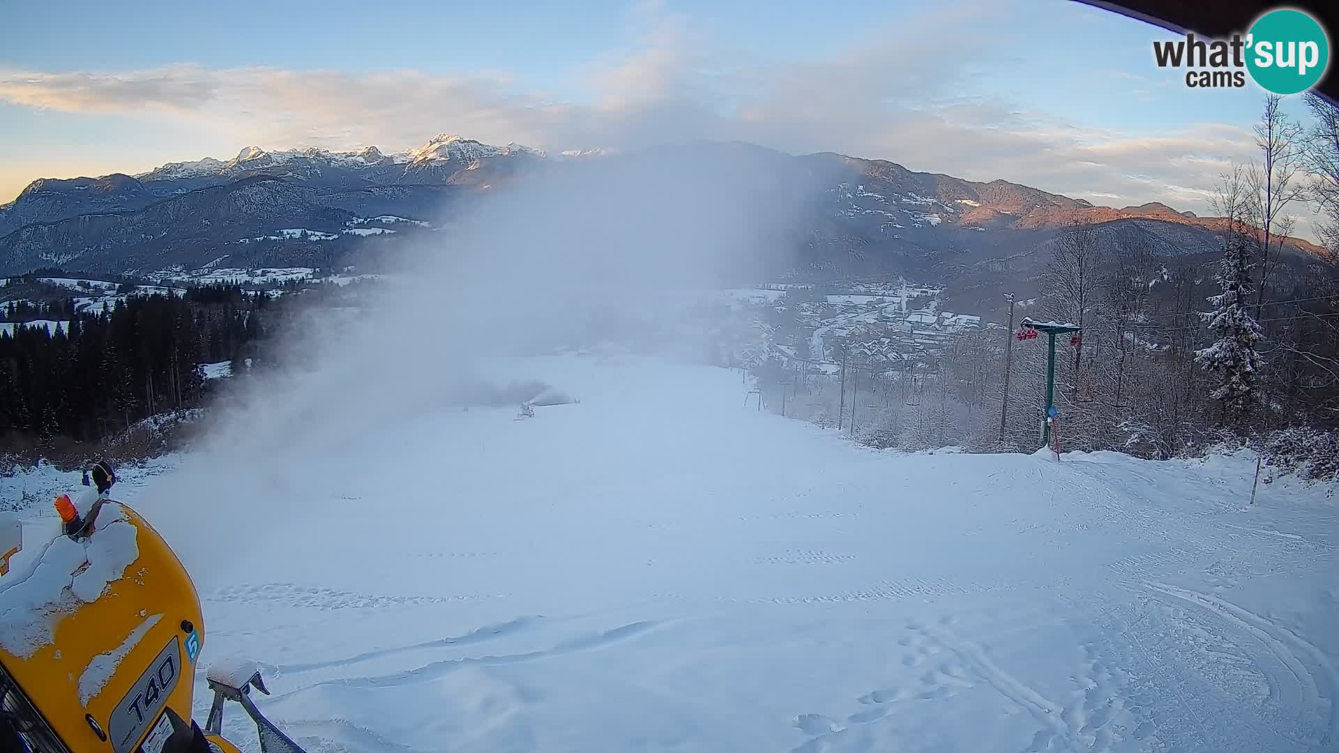 Webcam Bohinjska Bistrica – Live View from Kozji Hrbet Ski Station