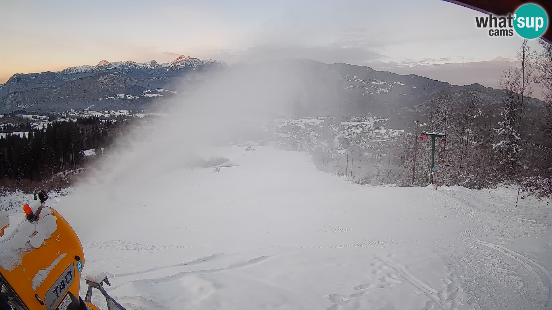 Webcam Bohinjska Bistrica – Live View from Kozji Hrbet Ski Station