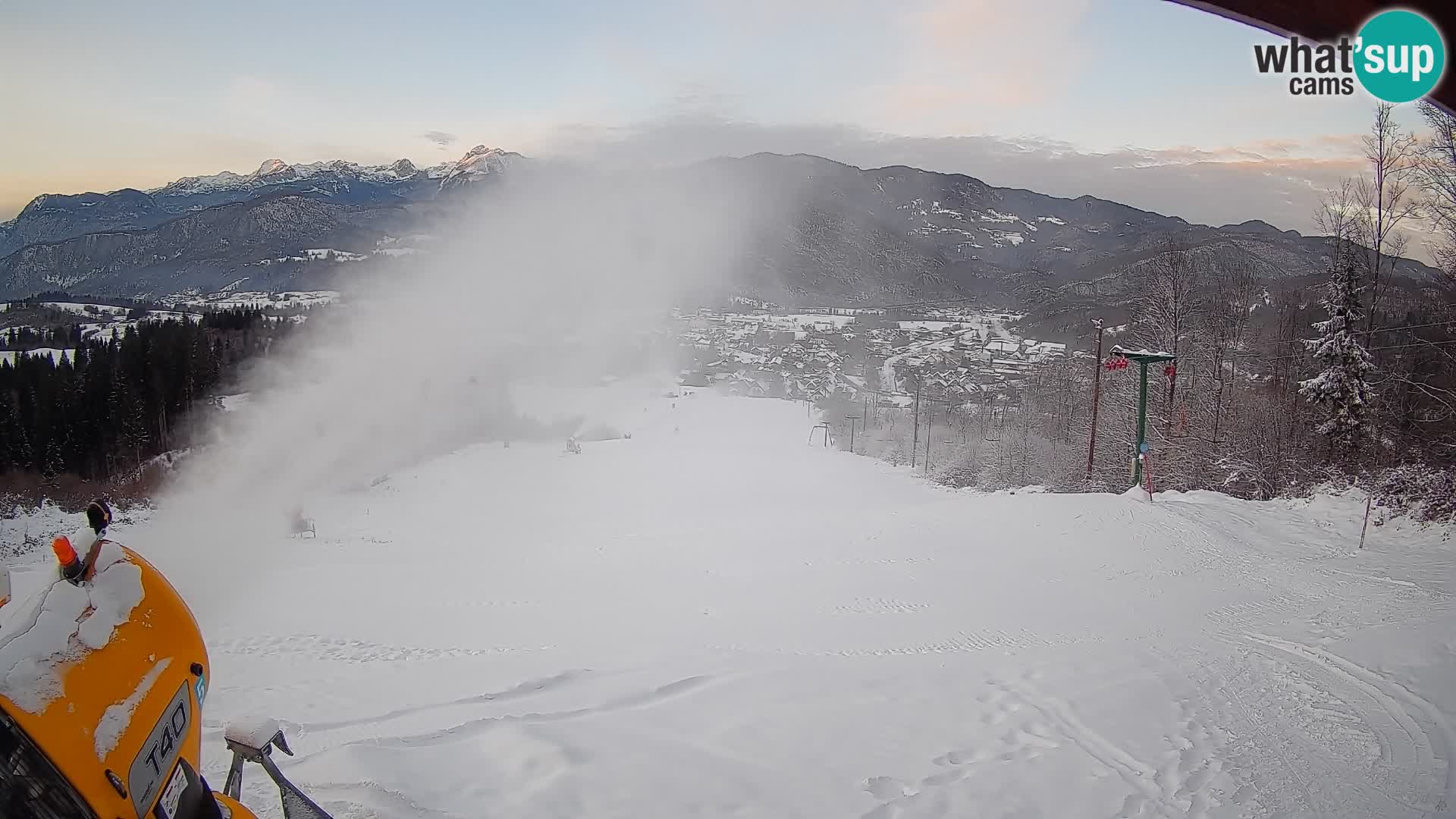 Webcam Bohinjska Bistrica – Live View from Kozji Hrbet Ski Station