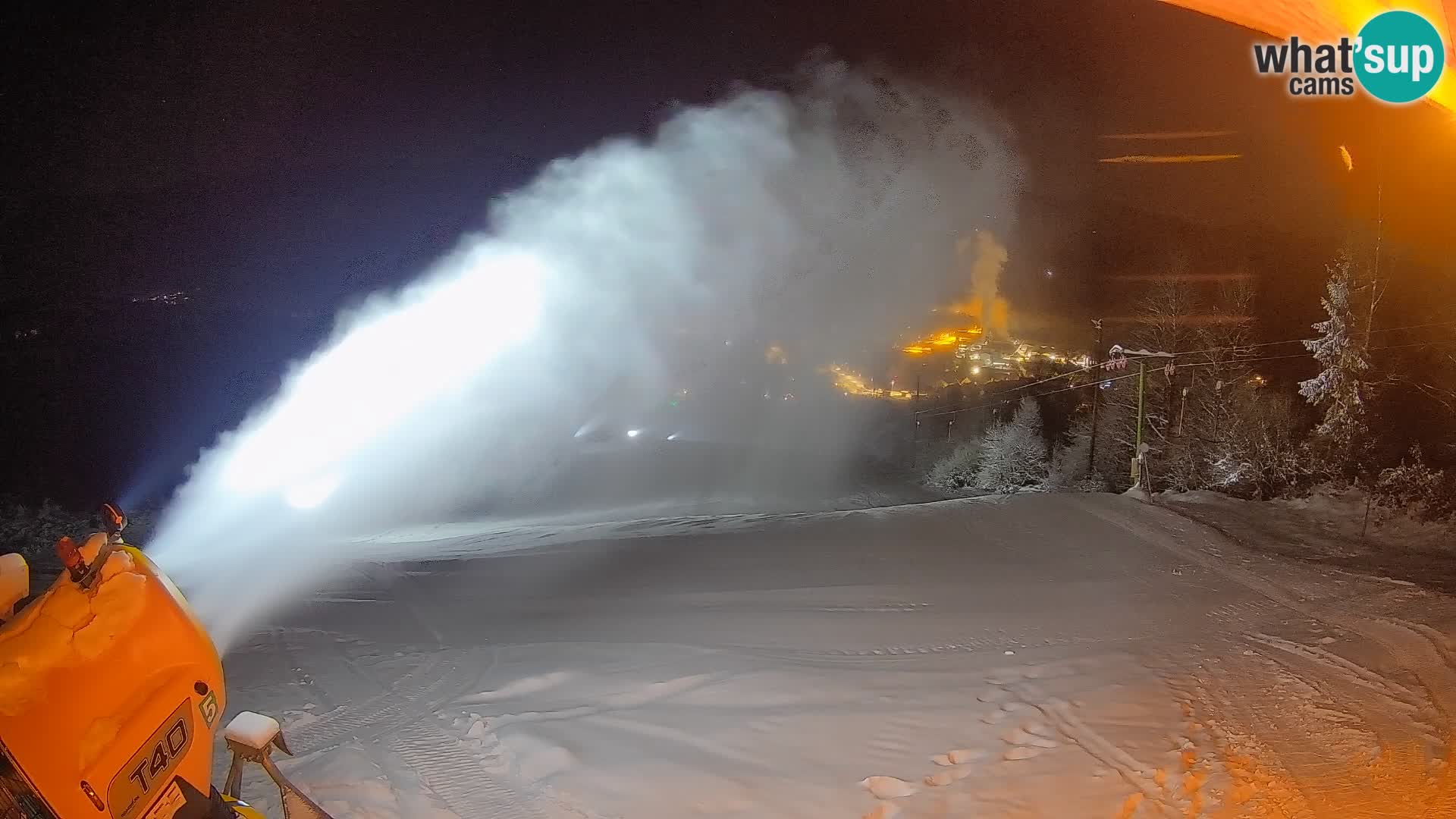 Spletna kamera Bohinjska Bistrica – Pogled v živo s smučišča Kozji Hrbet