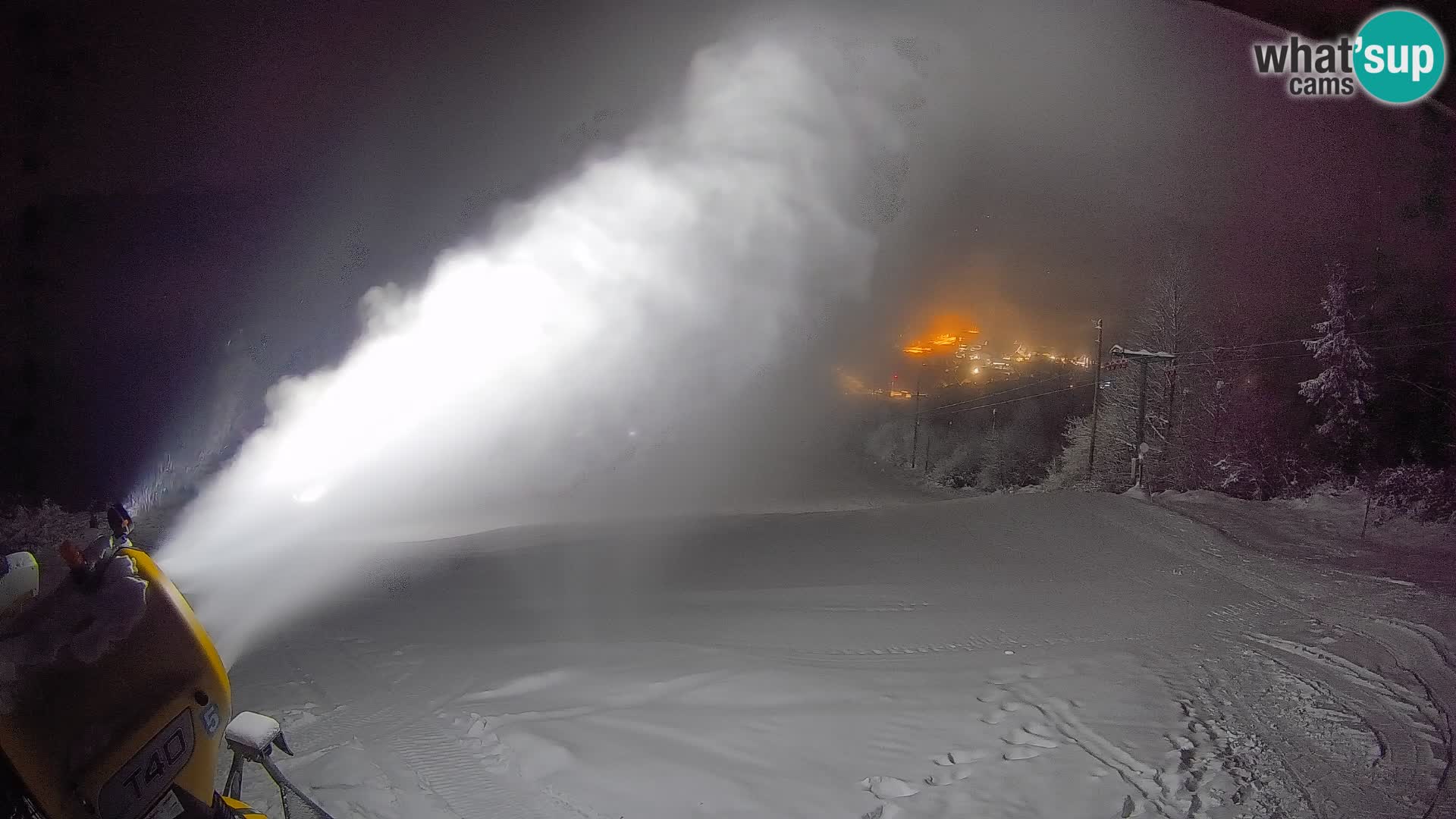 Kamera uživo Bohinjska Bistrica – Pogled u stvarnom vremenu sa skijališta Kozji Hrbet