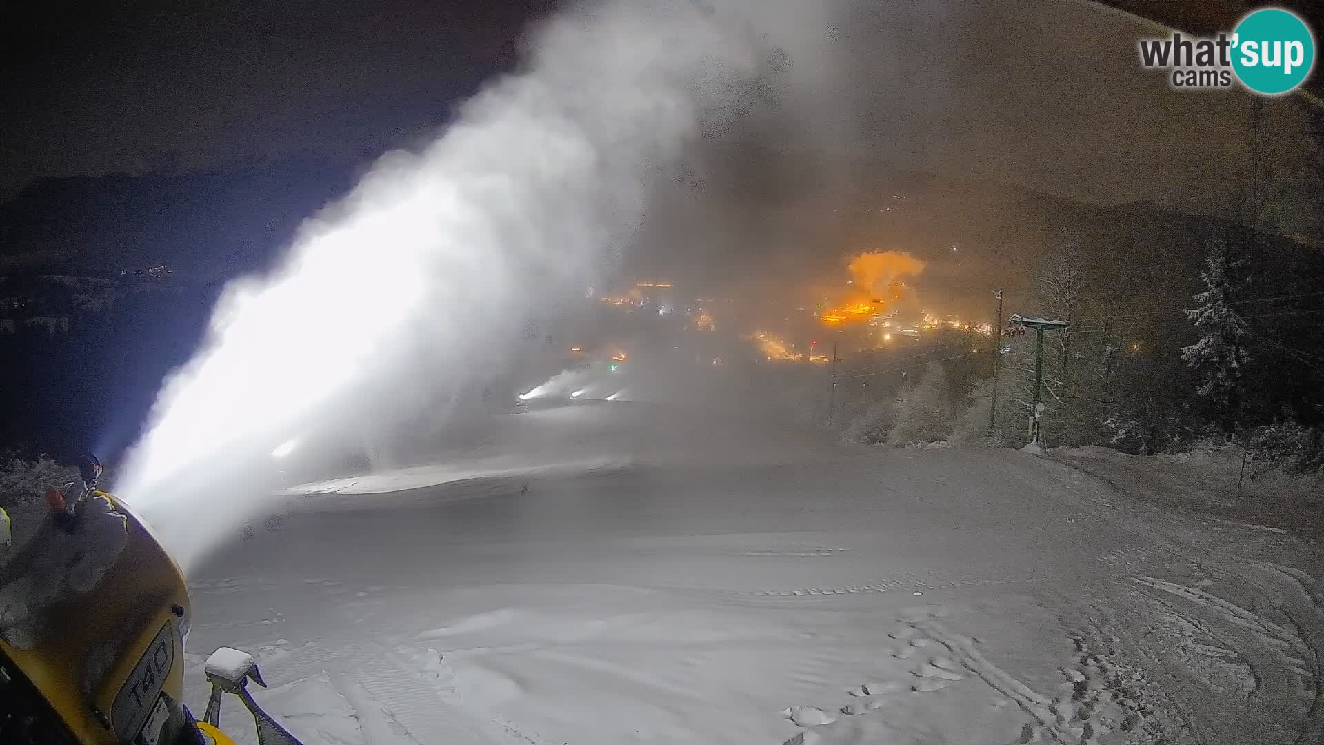 Kamera uživo Bohinjska Bistrica – Pogled u stvarnom vremenu sa skijališta Kozji Hrbet