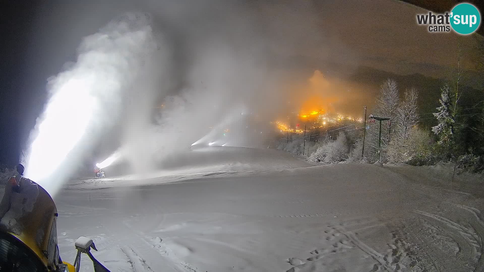Kamera uživo Bohinjska Bistrica – Pogled u stvarnom vremenu sa skijališta Kozji Hrbet