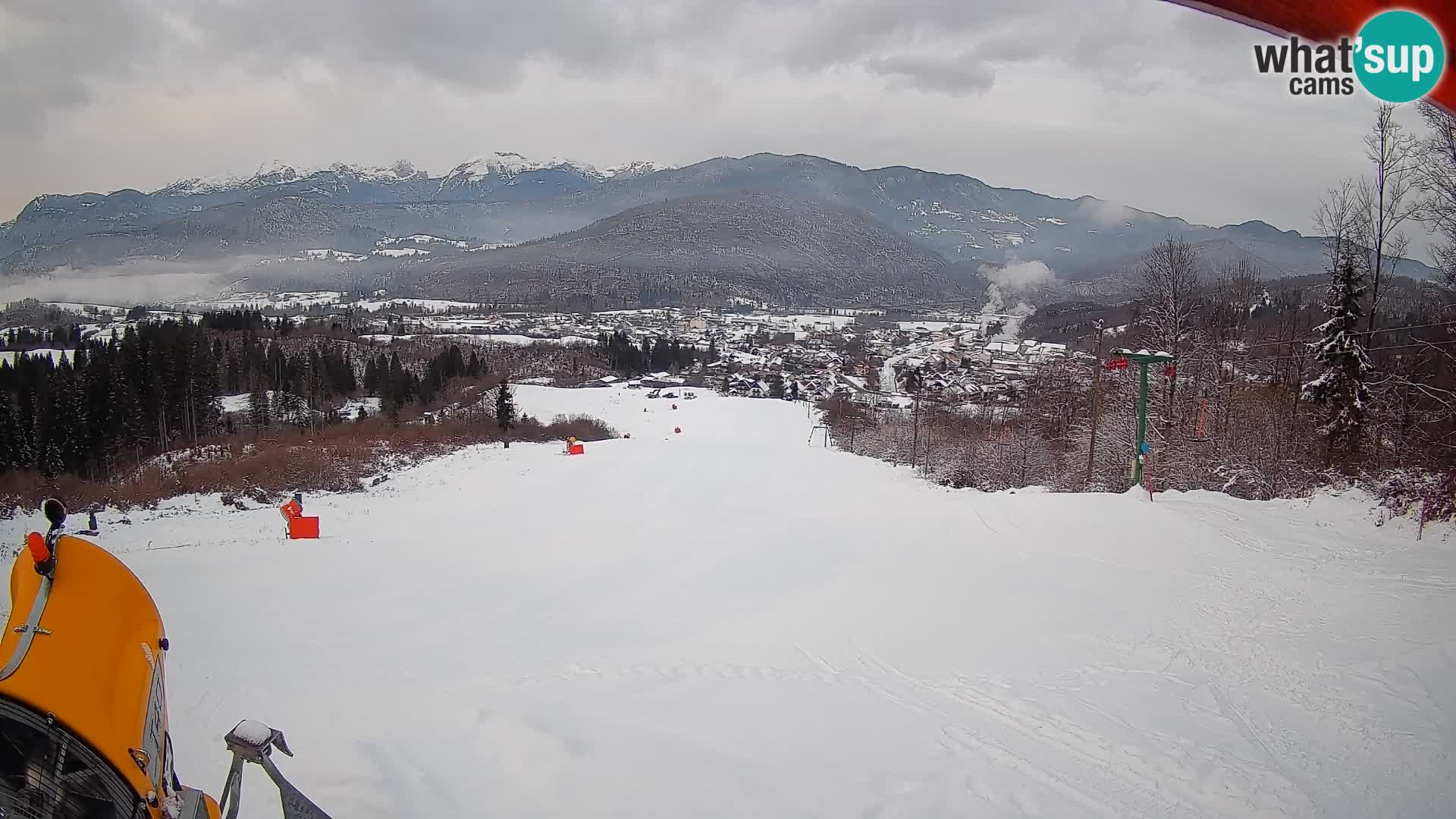 Webcam Bohinjska Bistrica – Live View from Kozji Hrbet Ski Station