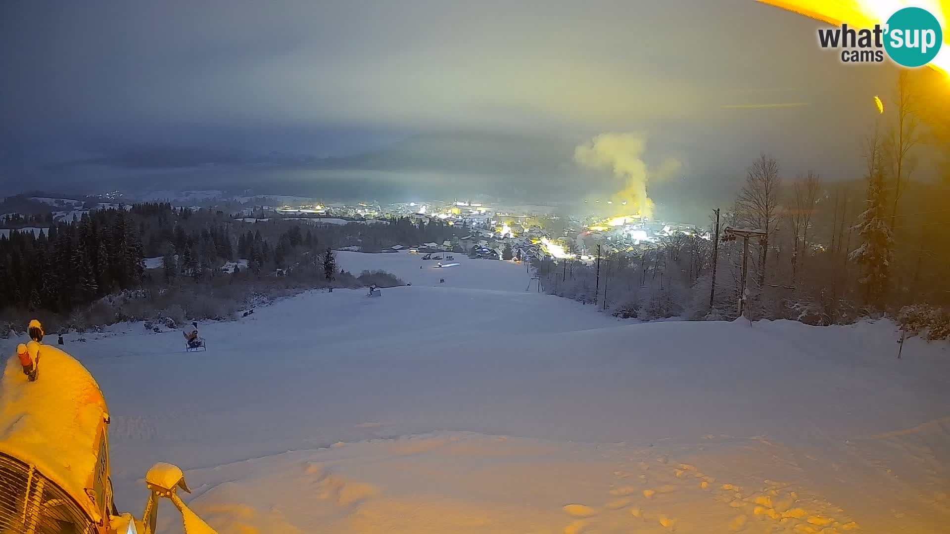 Webcam Bohinjska Bistrica – Live View from Kozji Hrbet Ski Station