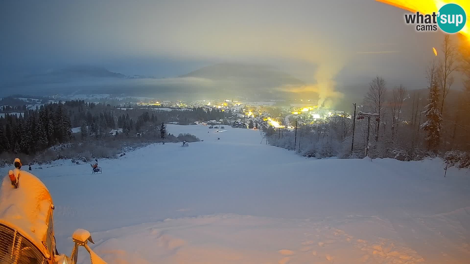 Webcam Bohinjska Bistrica – Vista live dalla stazione sciistica Kozji Hrbet