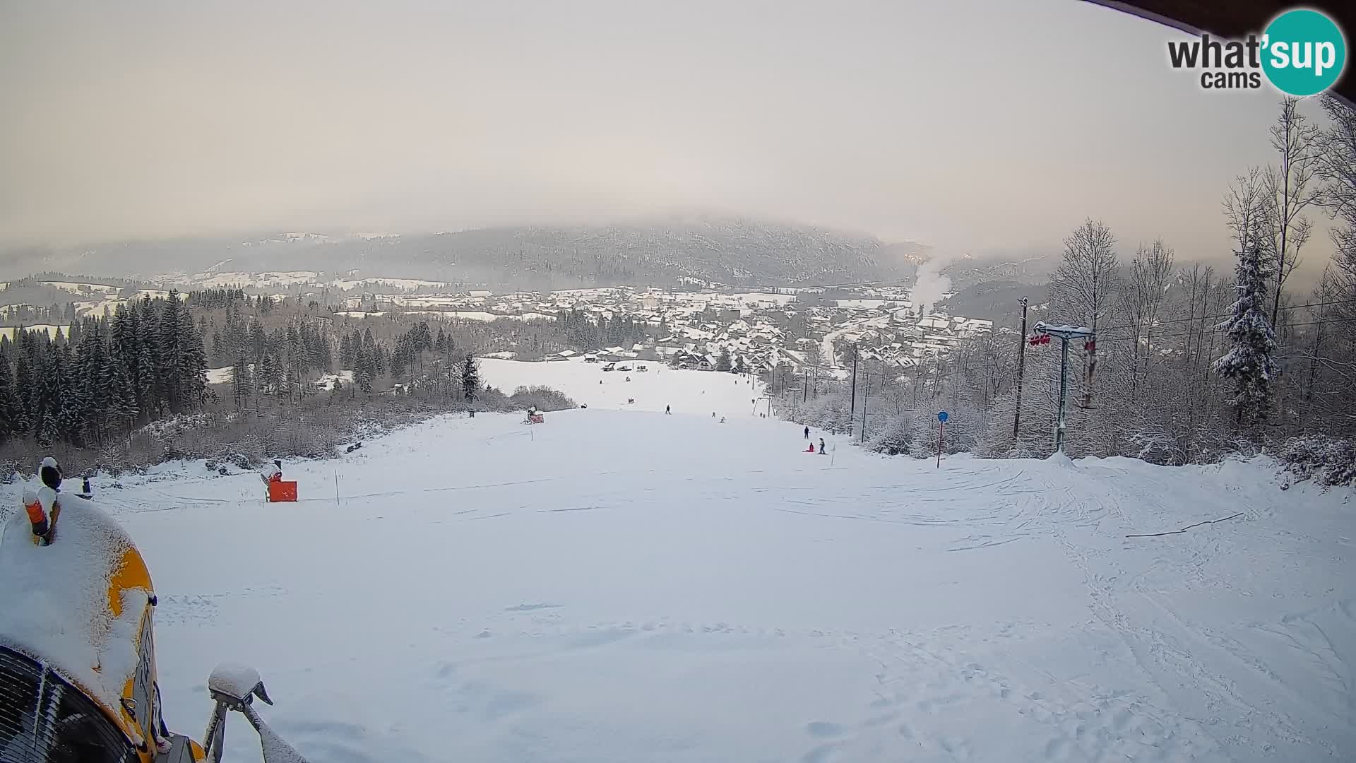 Webcam Bohinjska Bistrica – Live View from Kozji Hrbet Ski Station