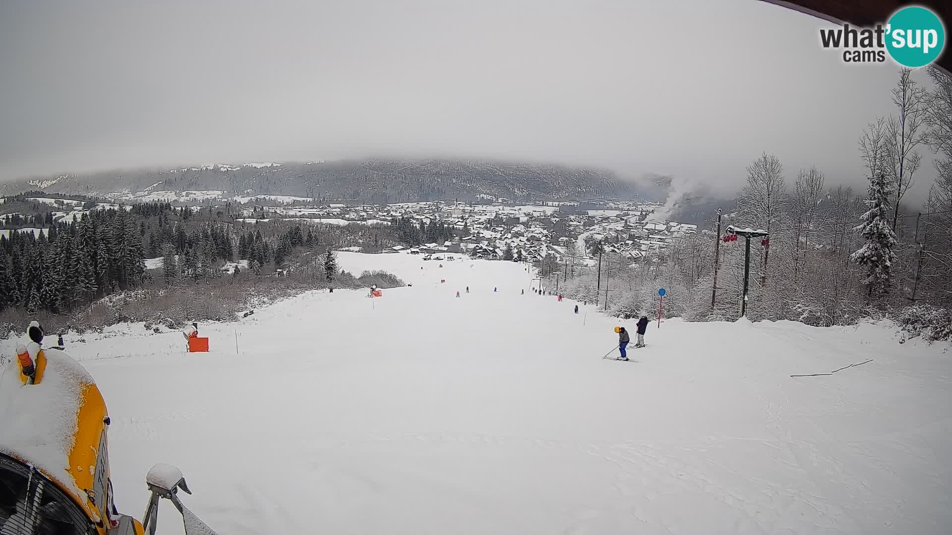 Webcam Bohinjska Bistrica – Live View from Kozji Hrbet Ski Station