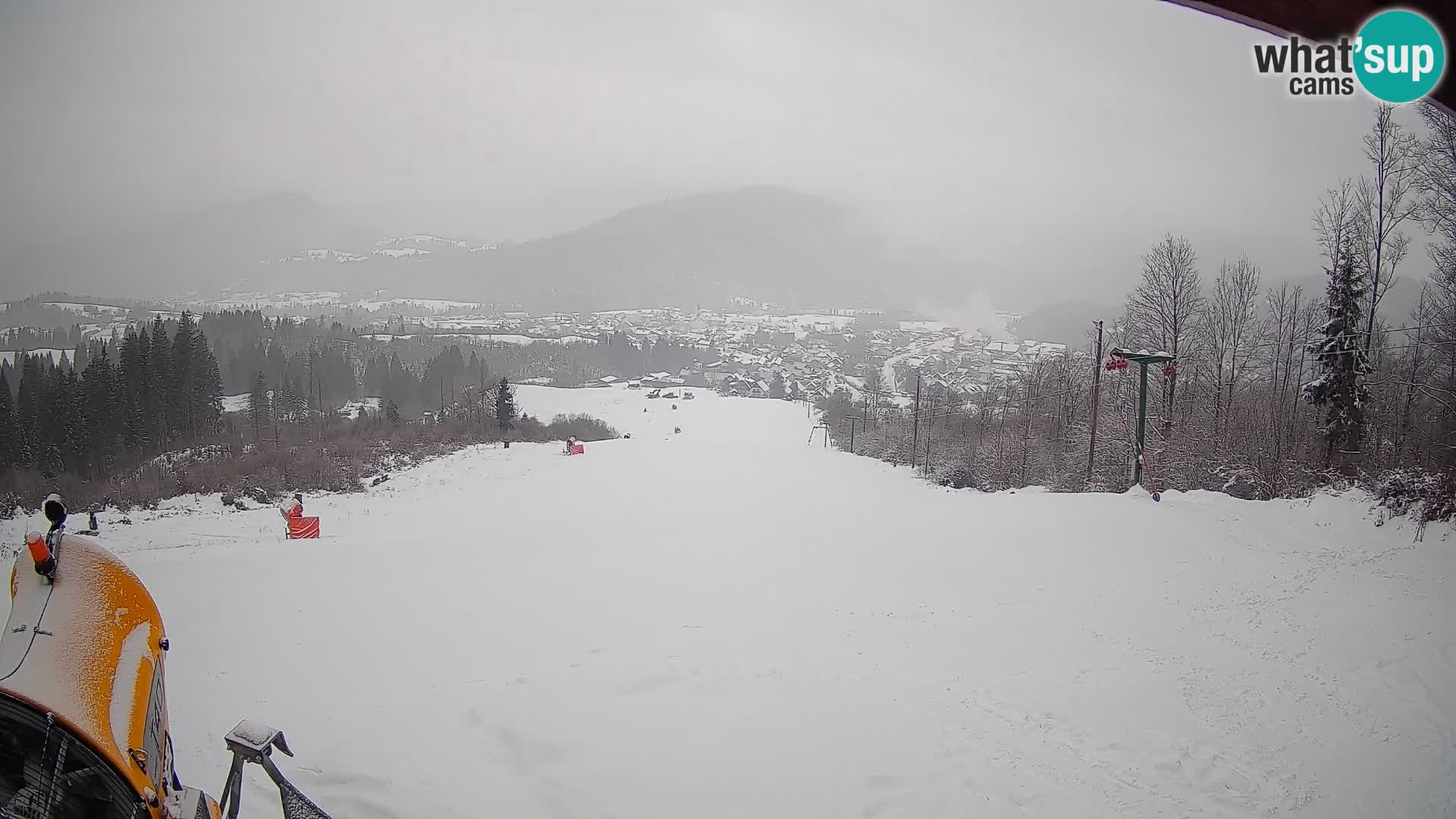 Webcam Bohinjska Bistrica – Vista live dalla stazione sciistica Kozji Hrbet