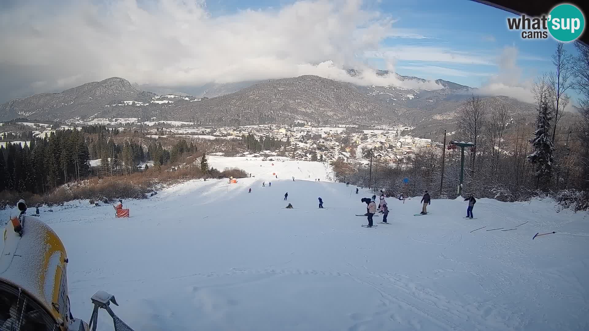 Webcam Bohinjska Bistrica – Vista live dalla stazione sciistica Kozji Hrbet
