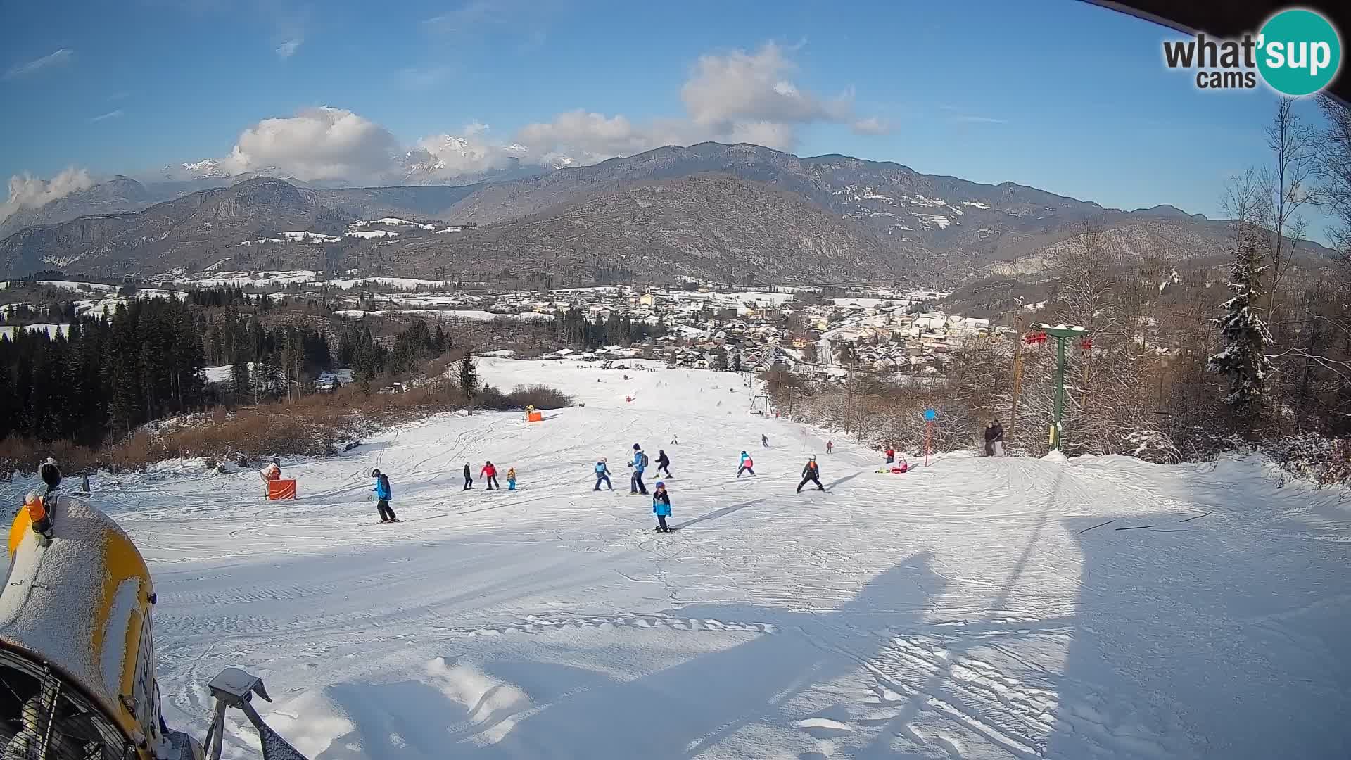 Kamera uživo Bohinjska Bistrica – Pogled u stvarnom vremenu sa skijališta Kozji Hrbet