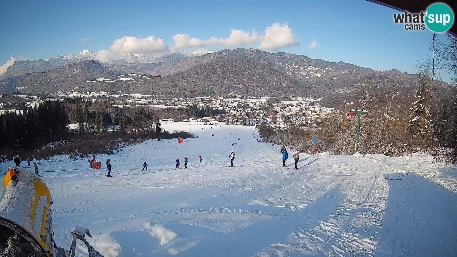 Spletna kamera Bohinjska Bistrica – Pogled v živo s smučišča Kozji Hrbet