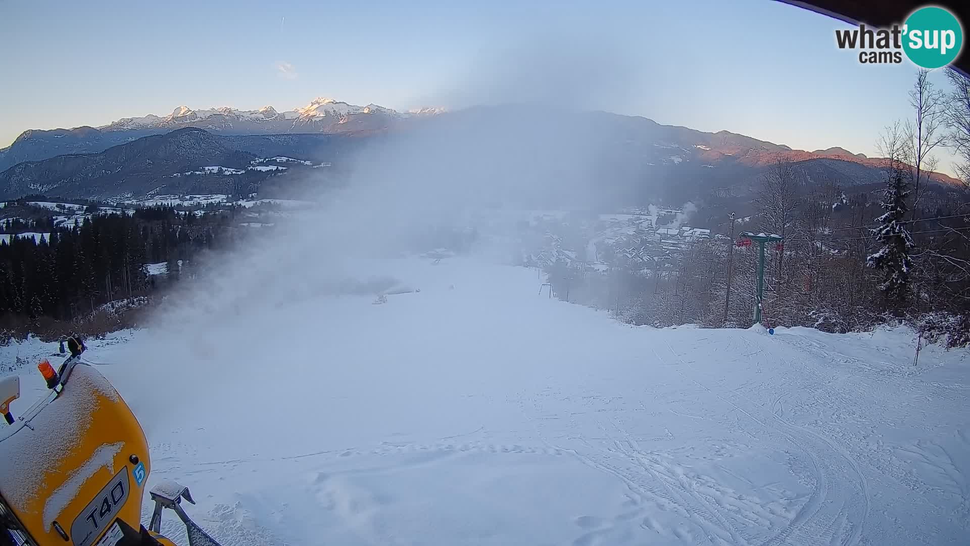 Webcam Bohinjska Bistrica – Live View from Kozji Hrbet Ski Station