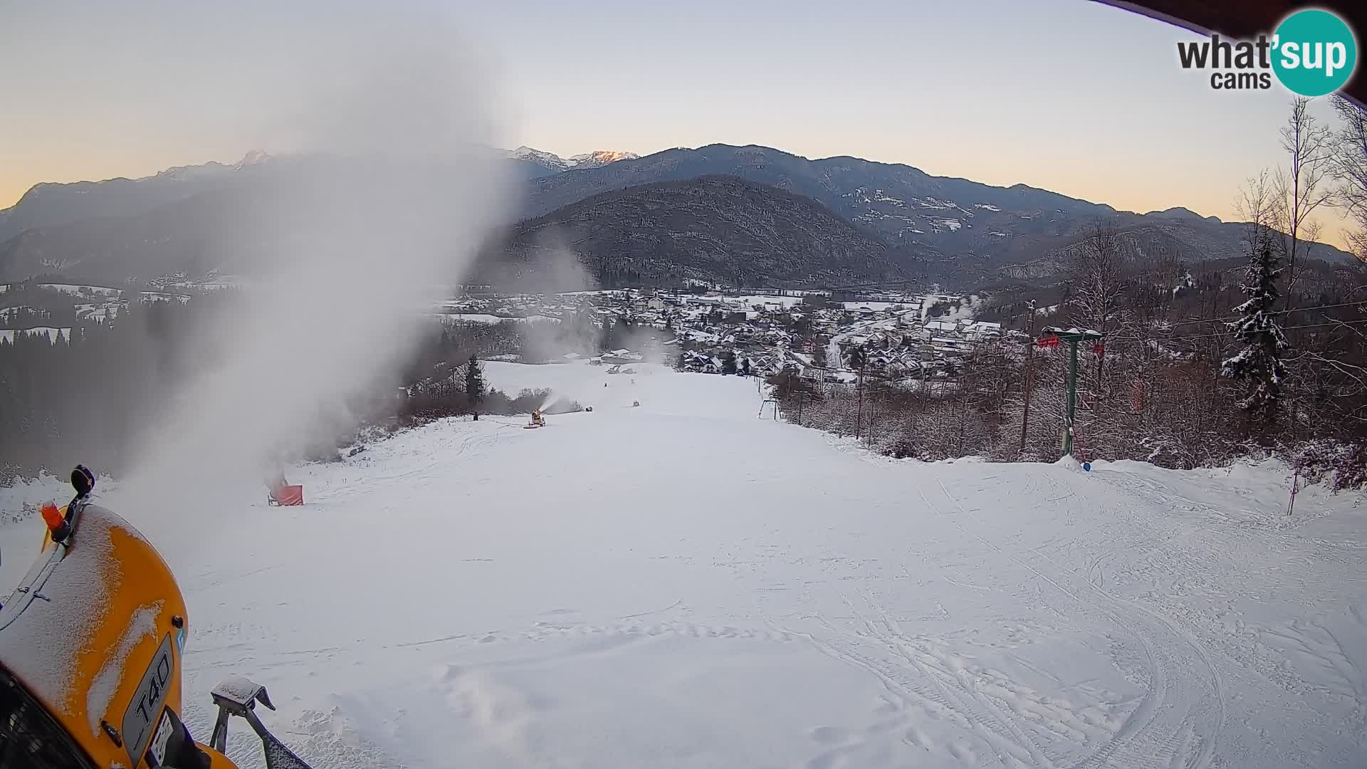 Webcam Bohinjska Bistrica – Live View from Kozji Hrbet Ski Station