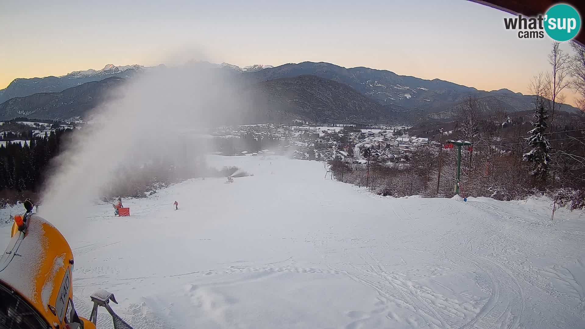 Webcam Bohinjska Bistrica – Live View from Kozji Hrbet Ski Station