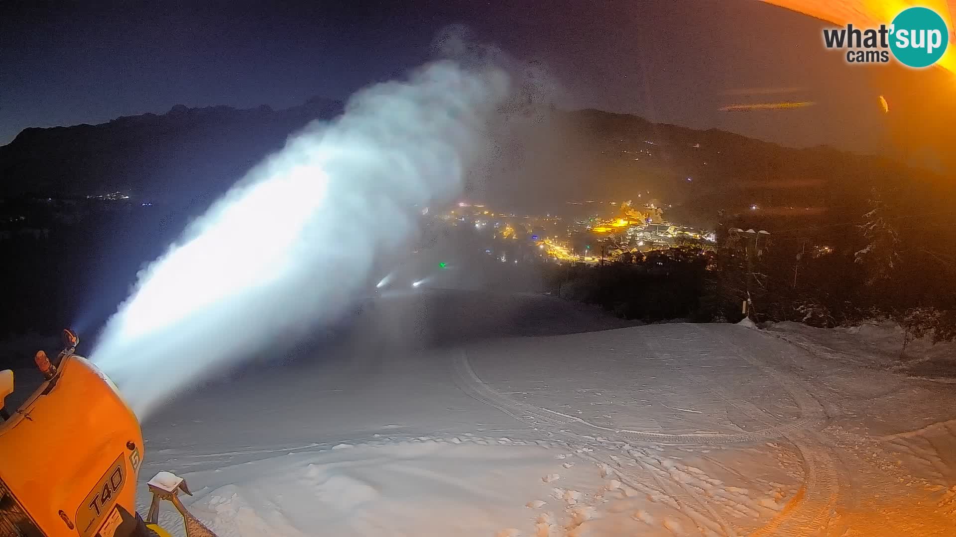 Spletna kamera Bohinjska Bistrica – Pogled v živo s smučišča Kozji Hrbet