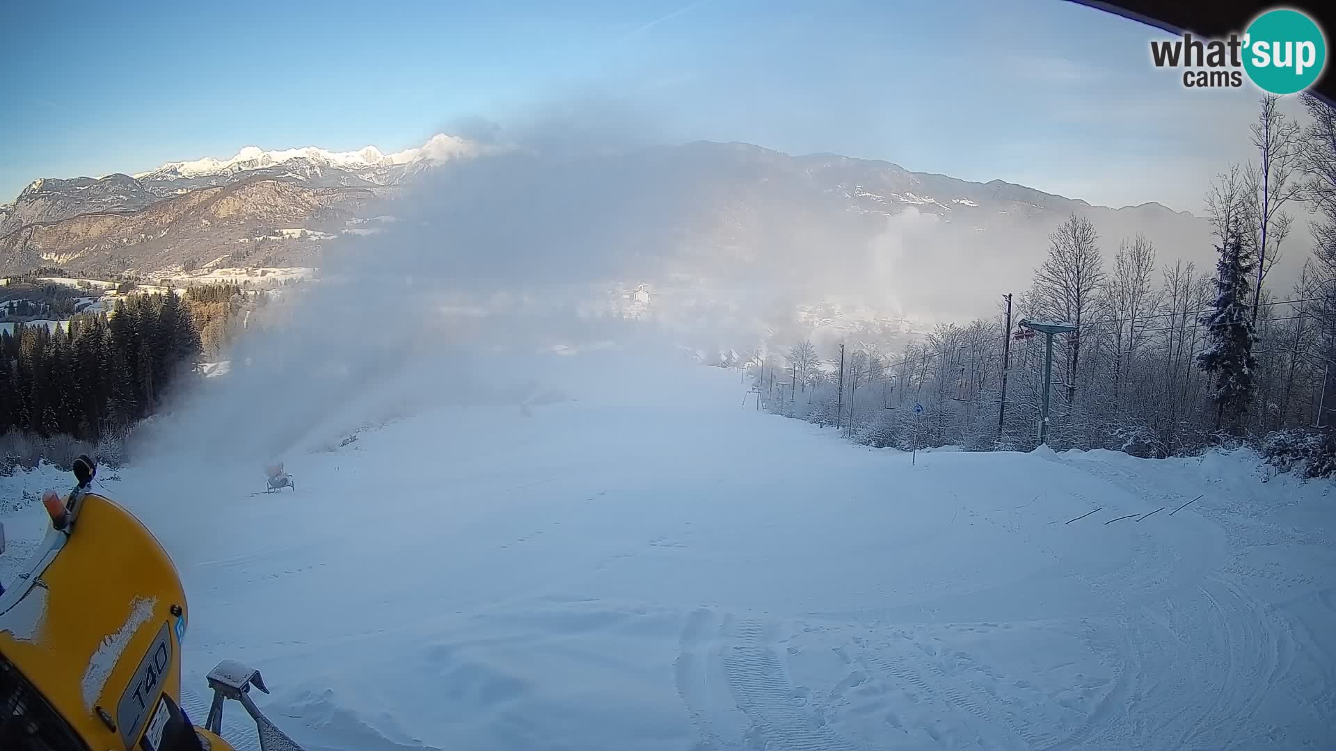 Webcam Bohinjska Bistrica – Vue en direct depuis la station de ski Kozji Hrbet