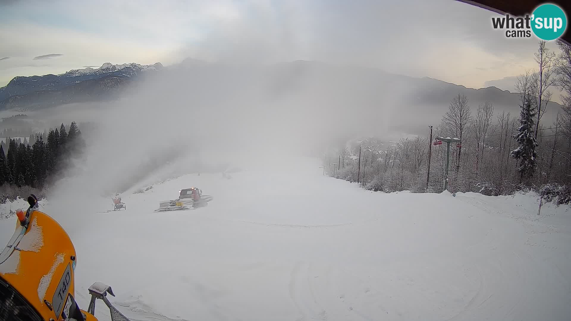 Webcam Bohinjska Bistrica – Live View from Kozji Hrbet Ski Station