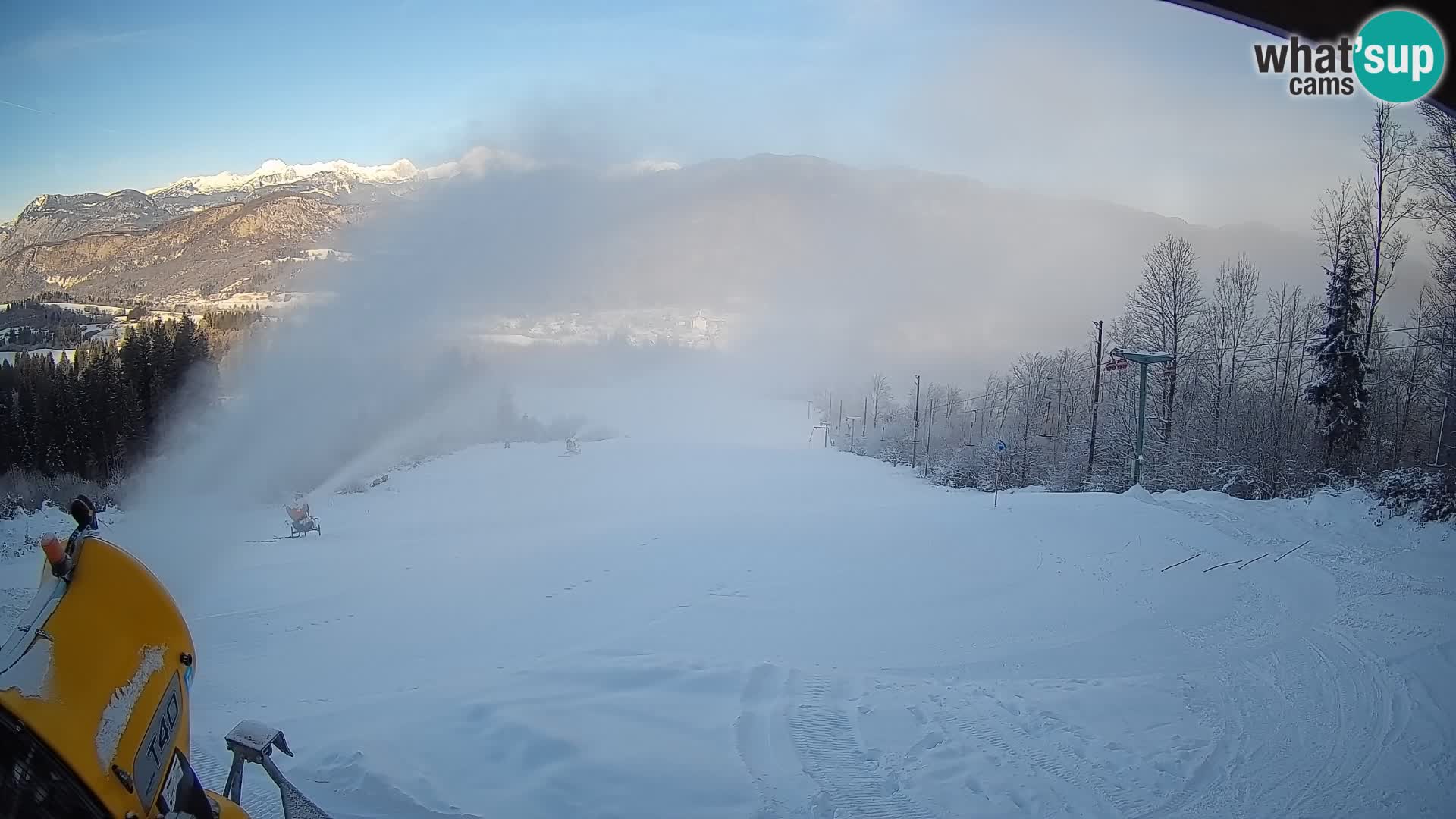 Webcam Bohinjska Bistrica – Vista live dalla stazione sciistica Kozji Hrbet