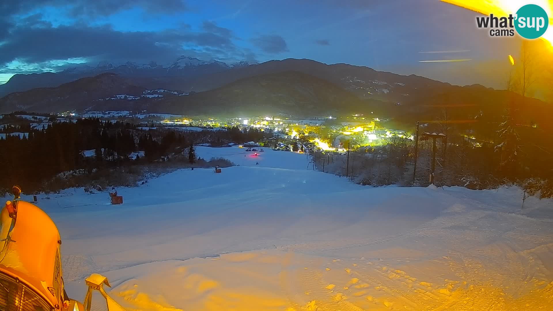 Webcam Bohinjska Bistrica – Live View from Kozji Hrbet Ski Station