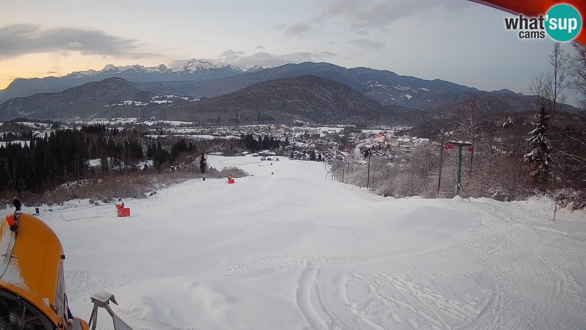 Webcam Bohinjska Bistrica – Vista live dalla stazione sciistica Kozji Hrbet