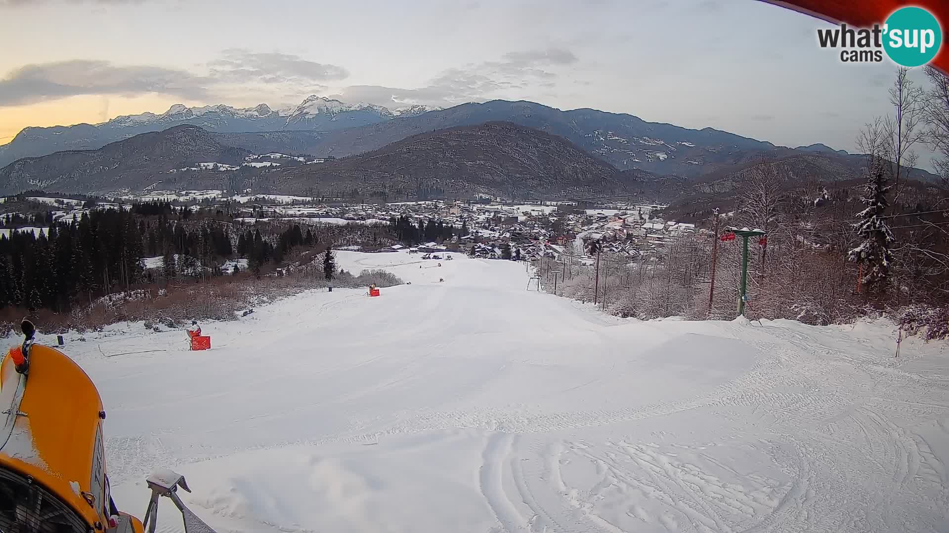 Webcam Bohinjska Bistrica – Vista live dalla stazione sciistica Kozji Hrbet