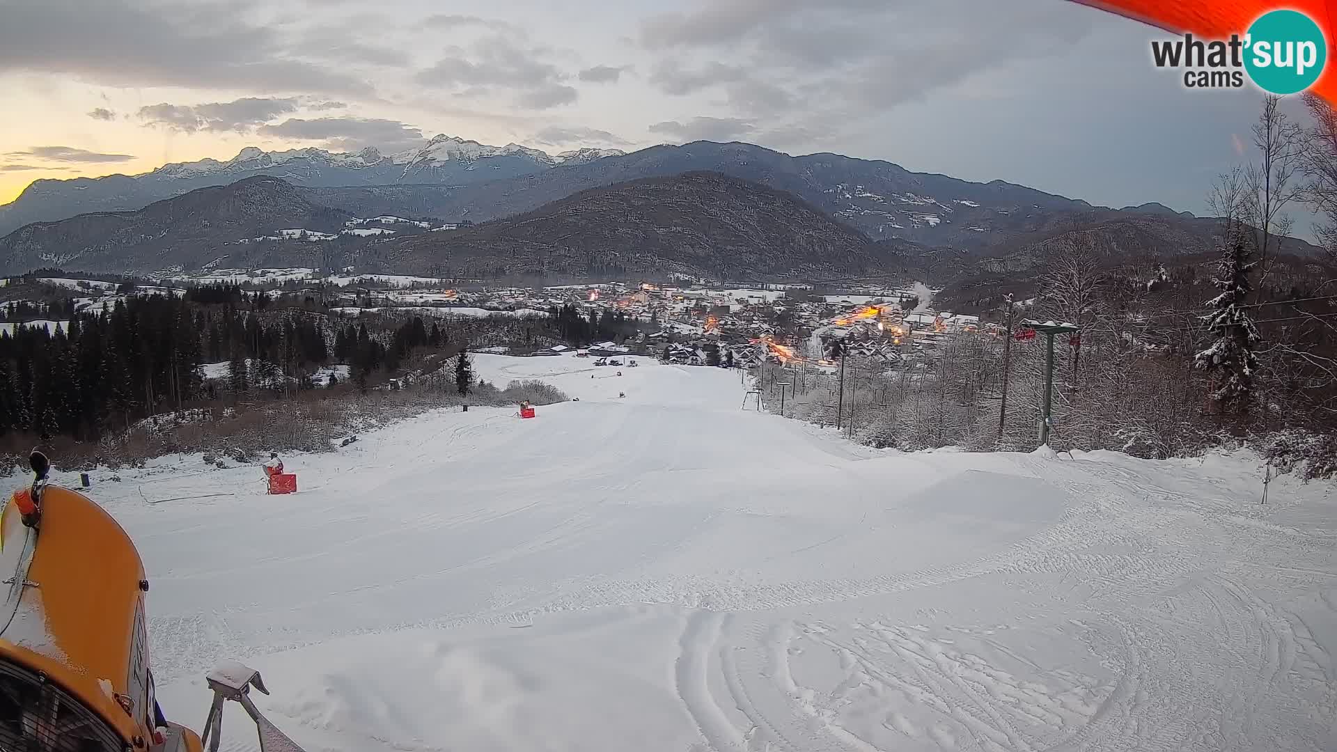Webcam Bohinjska Bistrica – Vista live dalla stazione sciistica Kozji Hrbet