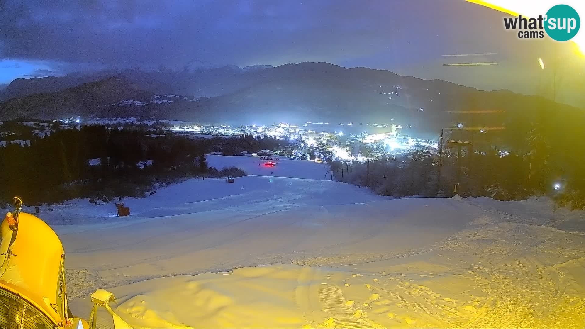 Kamera uživo Bohinjska Bistrica – Pogled u stvarnom vremenu sa skijališta Kozji Hrbet